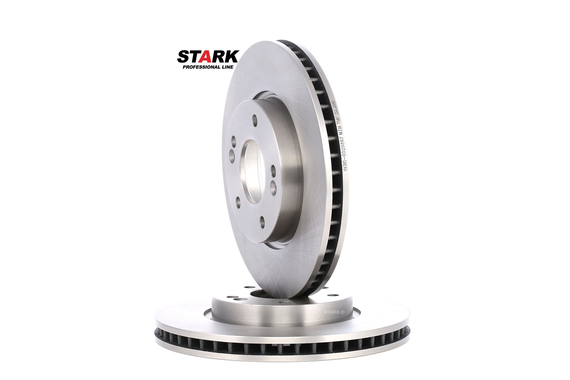 STARK SKBD-0020387 Brake disc Front Axle, 280x26, 26,0mm, 05/07, 5/7x114,3, internally vented