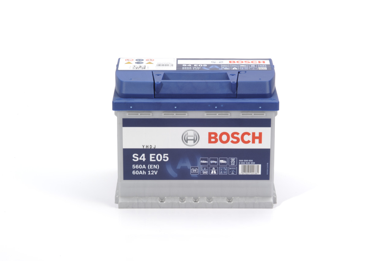 0 092 S4E 050 BOSCH S4 E05 S4 Batterie 12V 60Ah 560A B13 EFB-Batterie