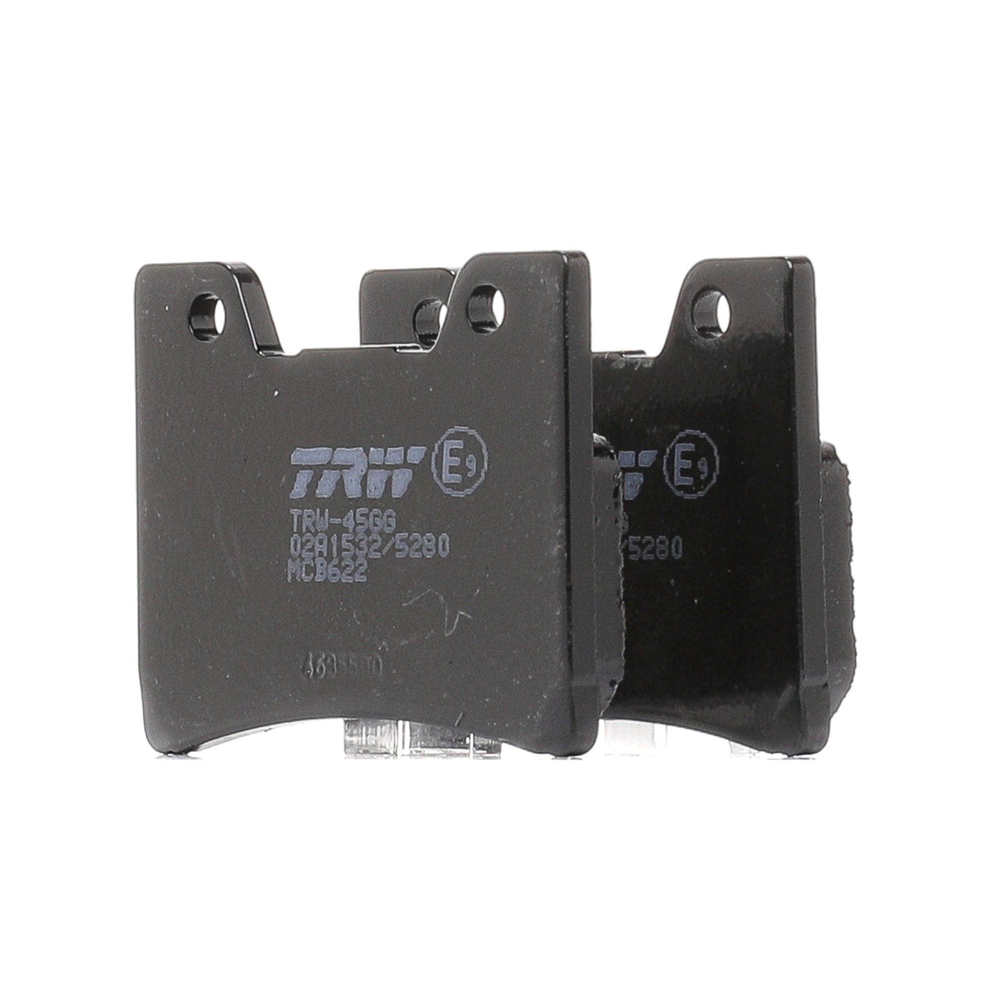 Moto TRW Organic Allround Height: 54,1mm, Width: 74,9mm, Thickness: 9mm Brake pad set MCB622 cheap