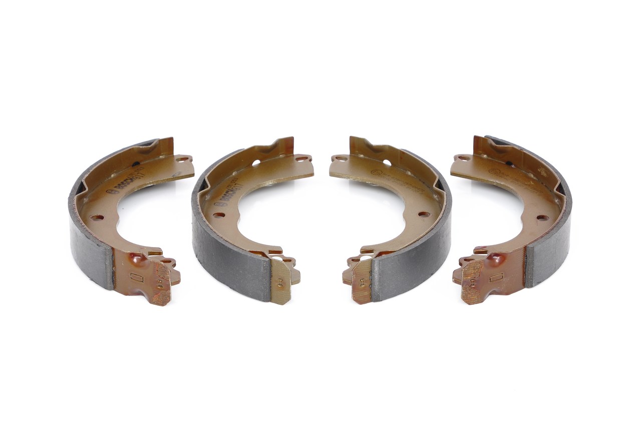 Bosch Kit Ganasce Freno Posteriori 0 986 487 504 - Compatibile Con Daihatsu Cuore, Sirion, Move