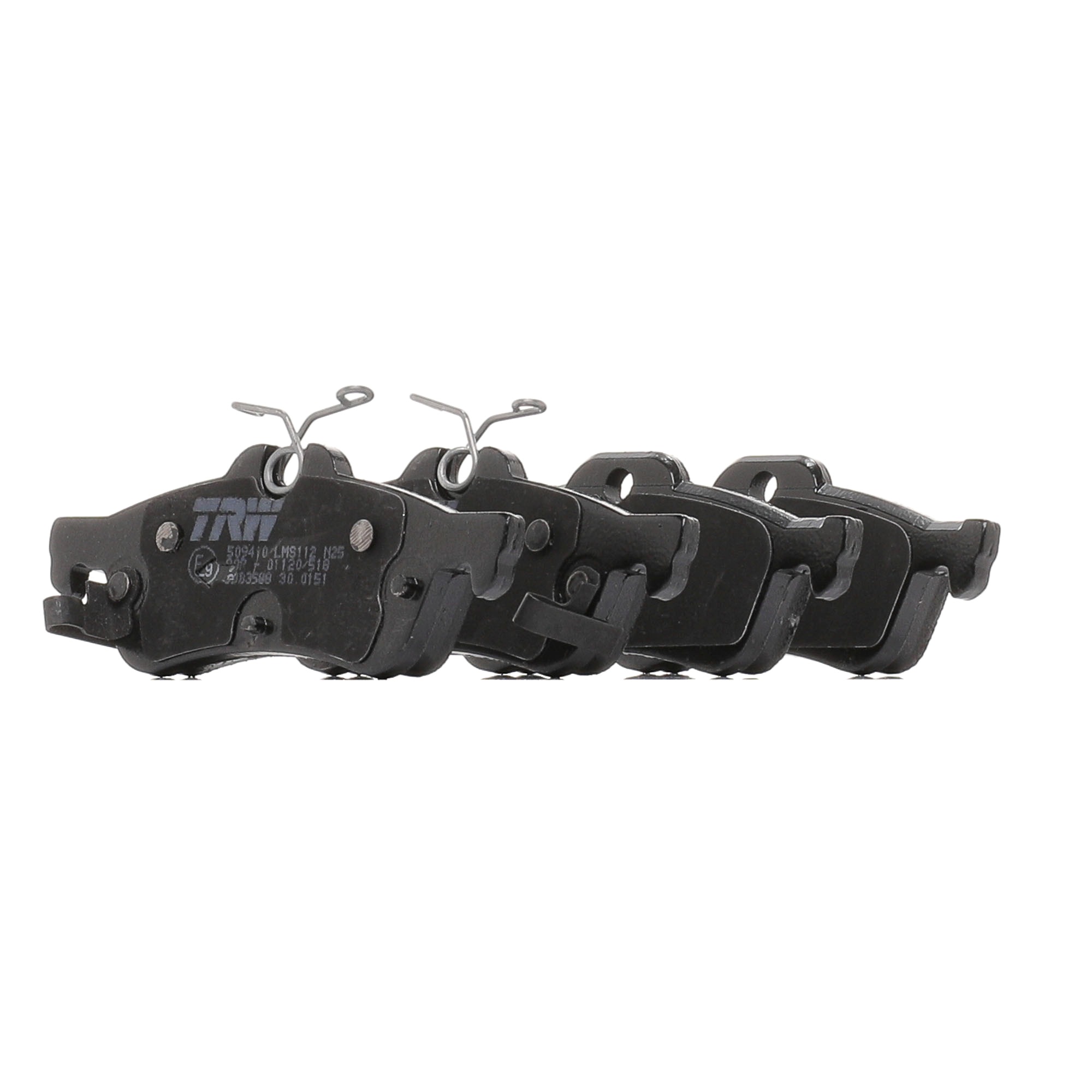 TRW GDB3588 Brake pad set with acoustic wear warning