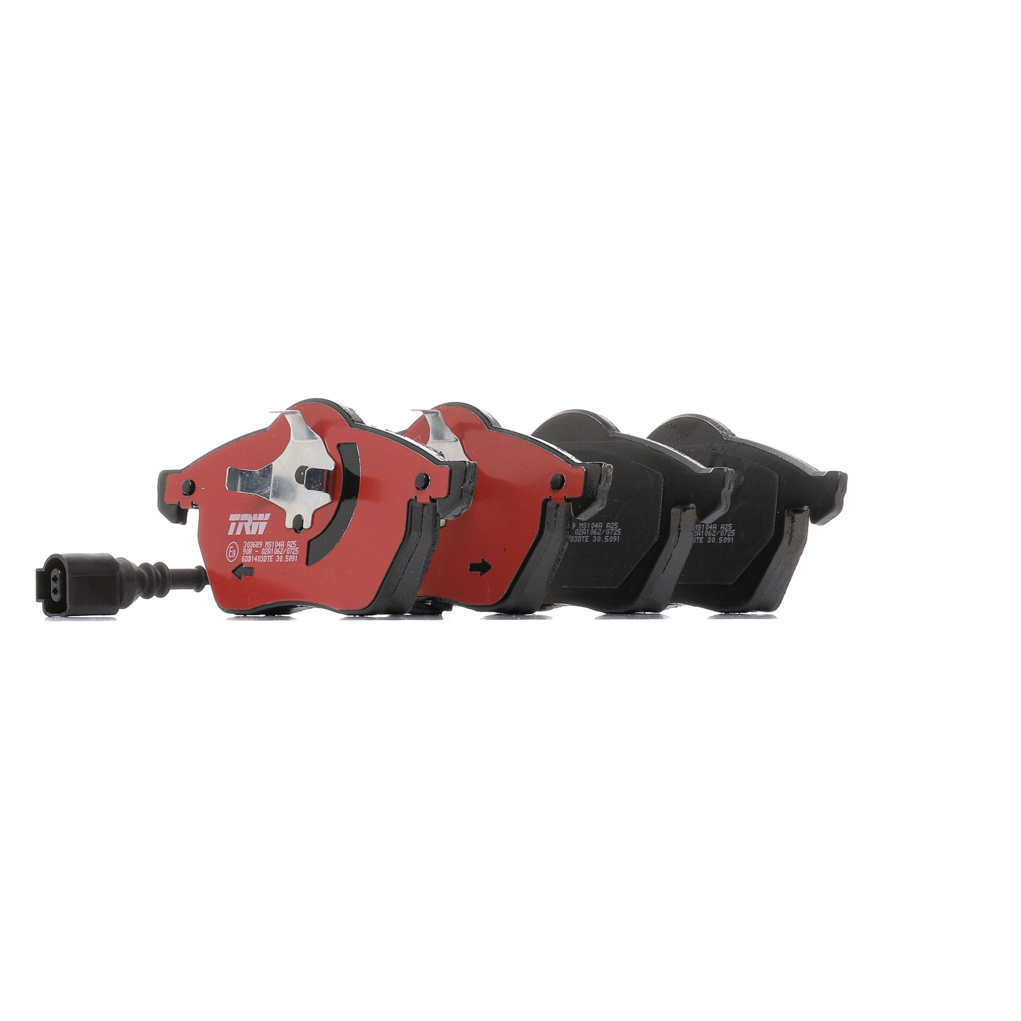 20676 TRW DTEC COTEC incl. wear warning contact Height: 74,2mm, Width: 156,4mm, Thickness: 19,5mm Brake pads GDB1403DTE buy