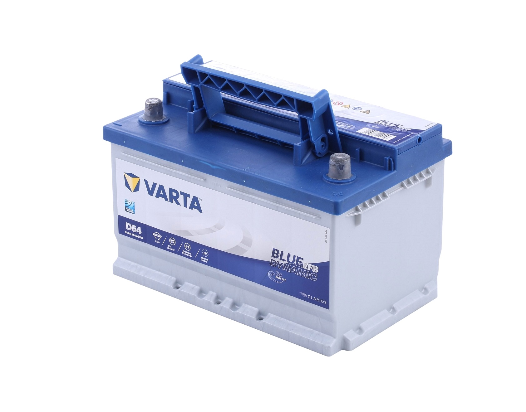 VARTA BLUE dynamic 565500065D842 Batterij 12V 65Ah 650A B13 EFB-accu
