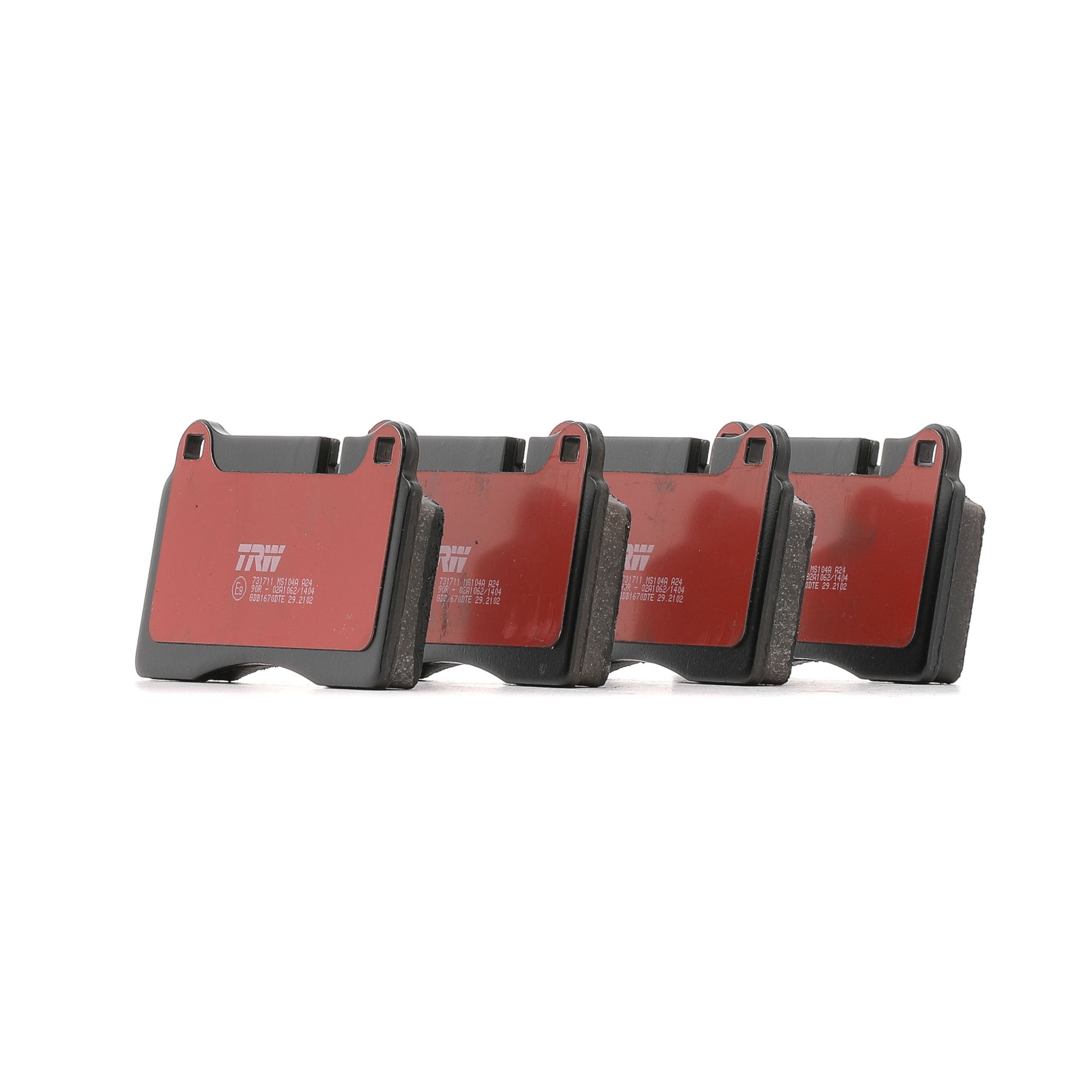 GDB1670DTE Brake pads VW TOUAREG TRW price uk