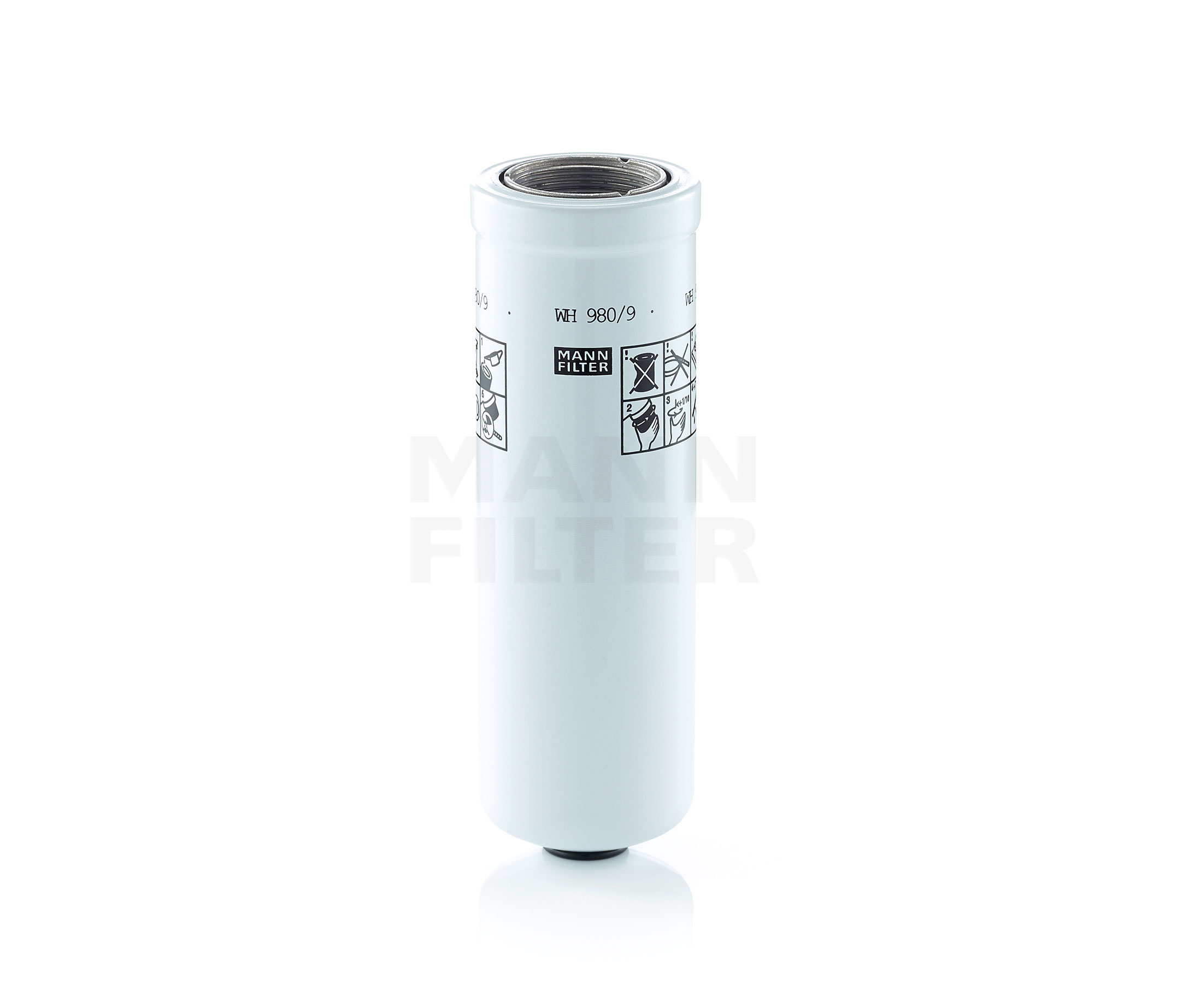 WH980/9 Filter, operating hydraulics MANN-FILTER 1850336 OPEL