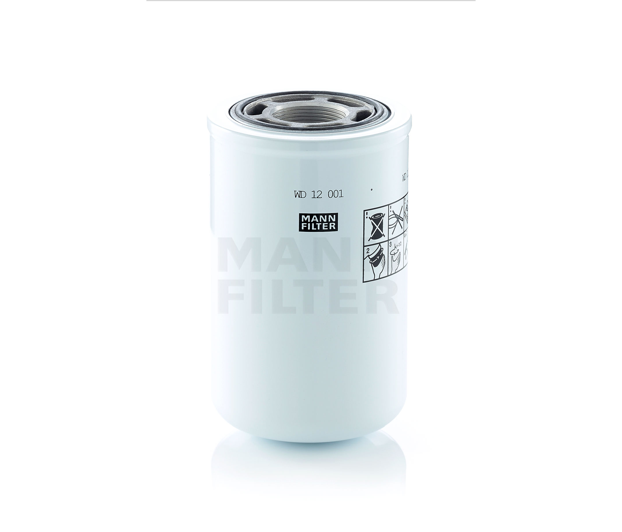 WD12001 Suodatin, työhydrauliikka MANN-FILTER RE273801