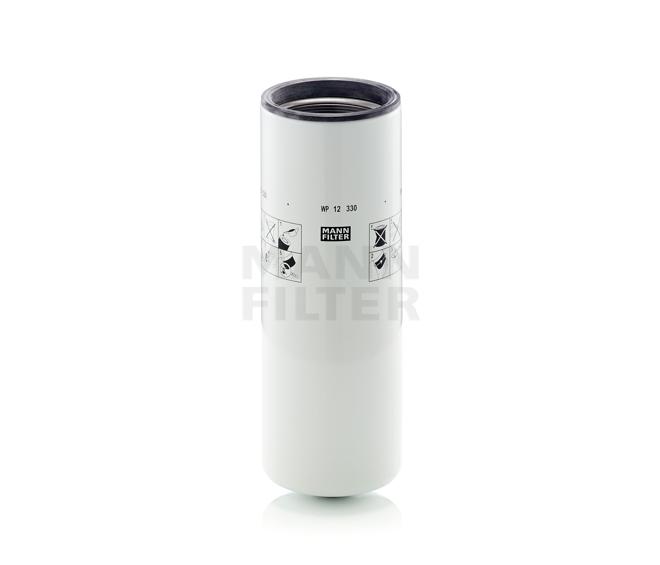 MANN-FILTER M95x2.5-7H INT, Opschroeffilter Ø: 118mm, Hoogte: 330mm Oliefilter WP 12 330 kopen
