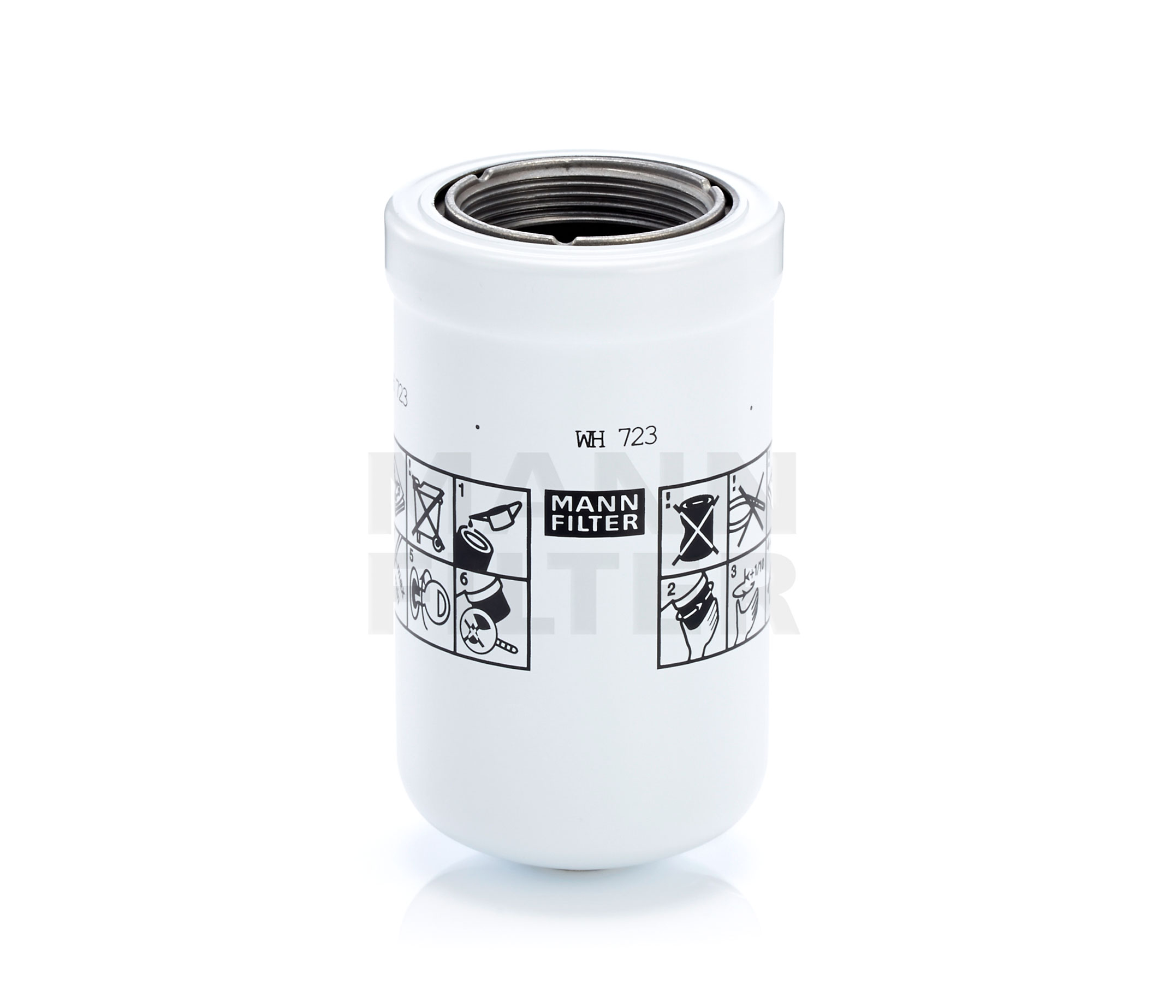 MANN-FILTER WH 723 Filtre, système hydraulique de travail pas cher dans magasin en ligne