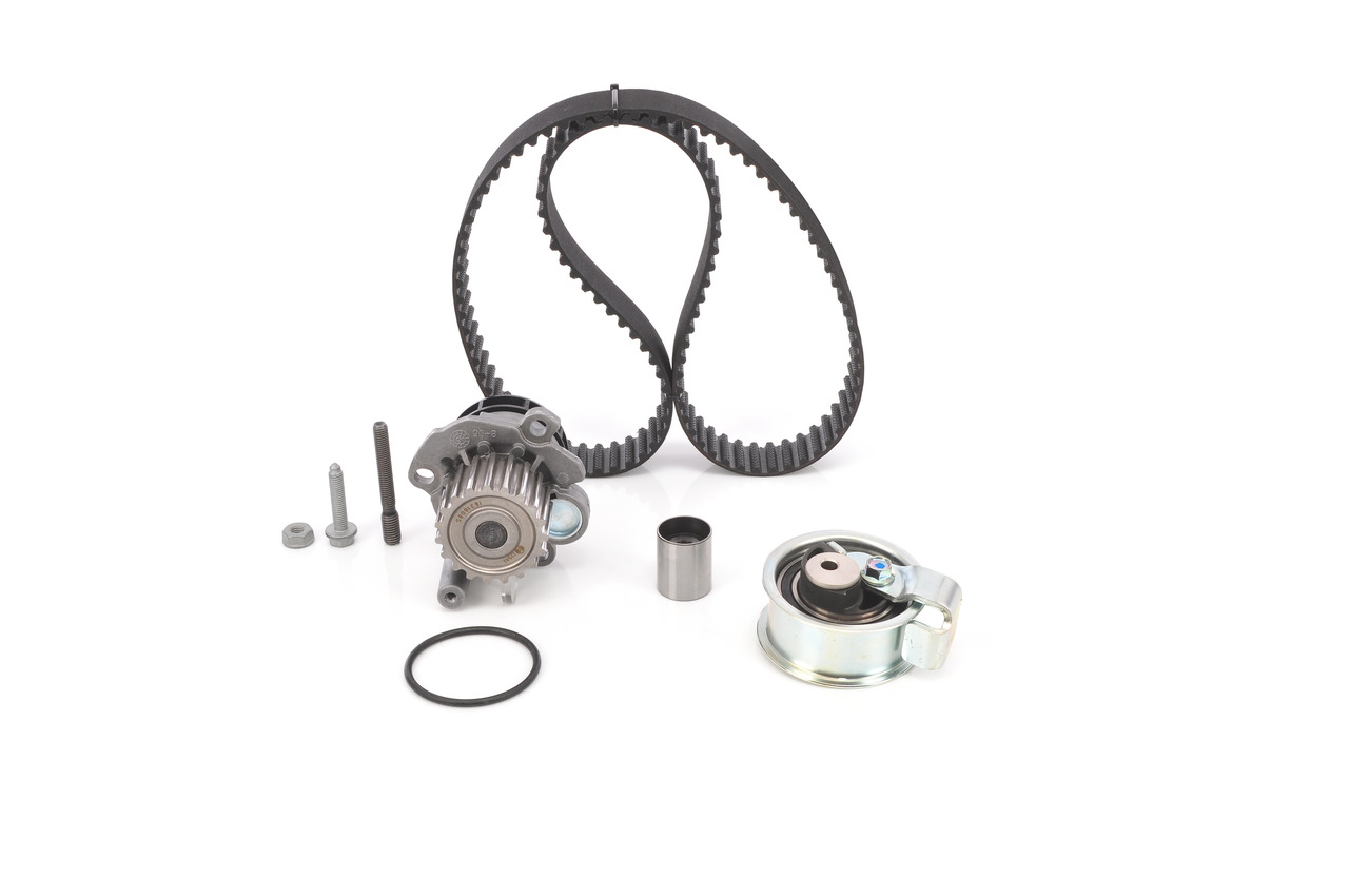 Great value for money - BOSCH Water pump and timing belt kit 1 987 946 472