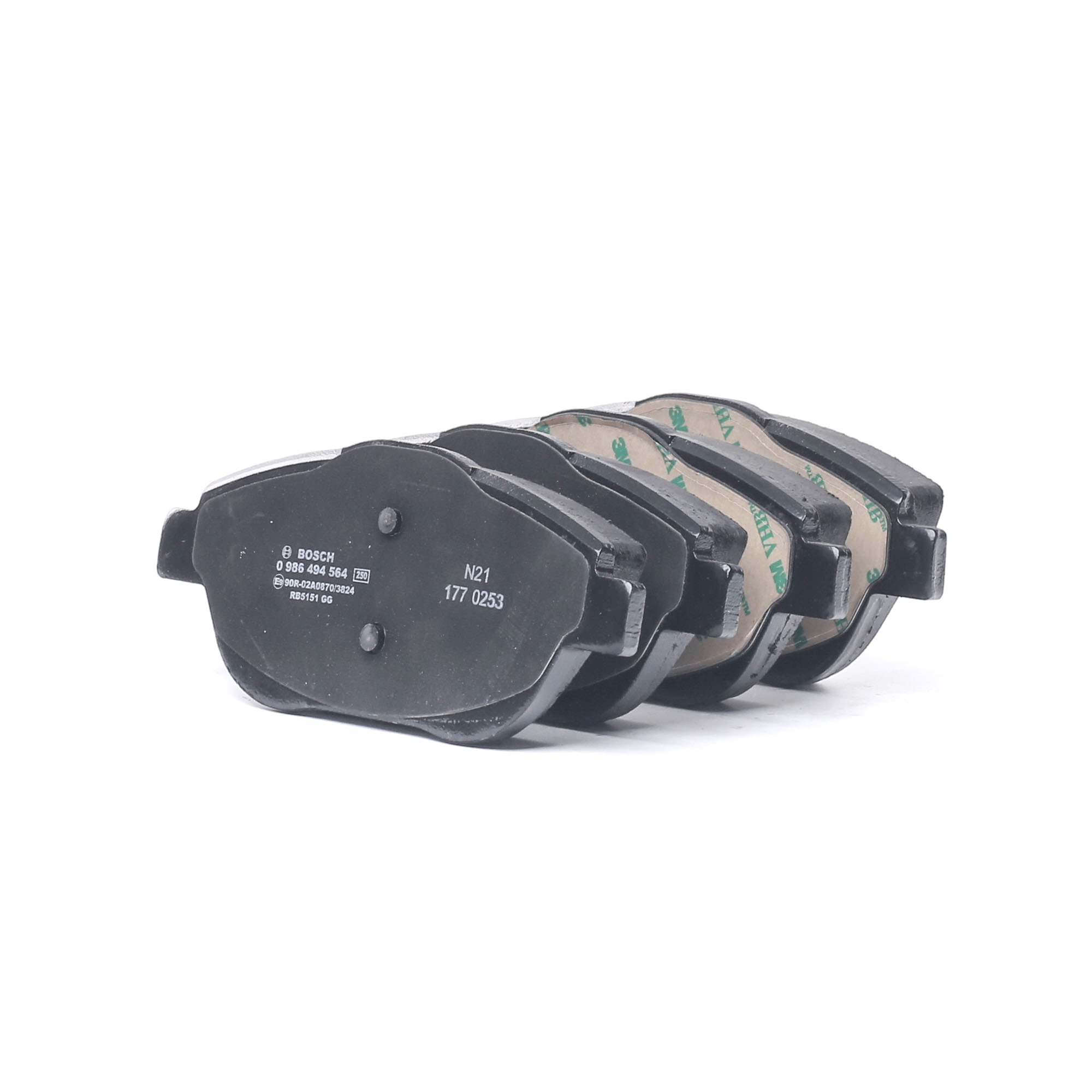 Opel MOKKA Disk brake pads 7636380 BOSCH 0 986 494 564 online buy