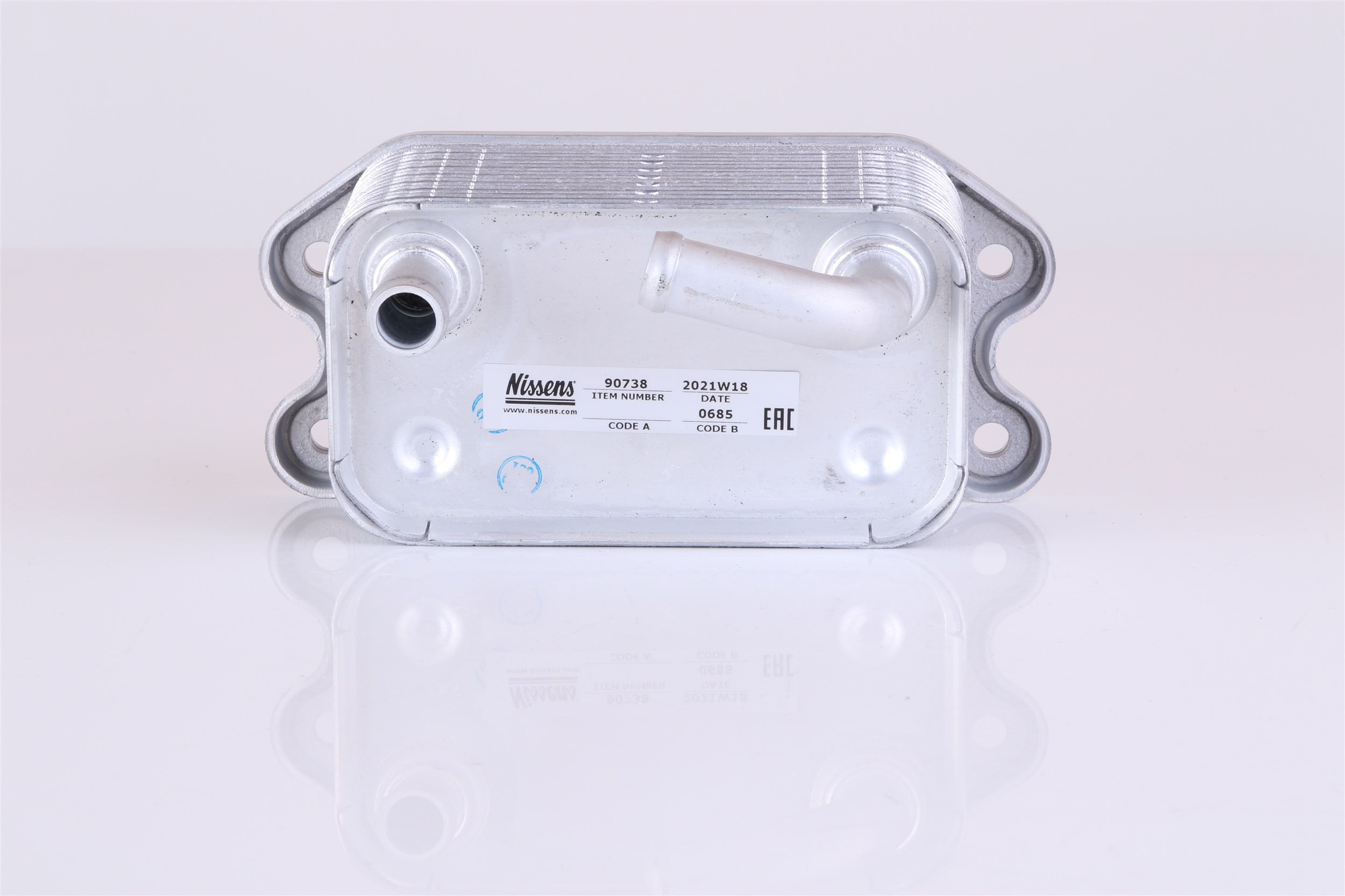 NISSENS 90738 Õliradiaator, mootoriõli odav e pood