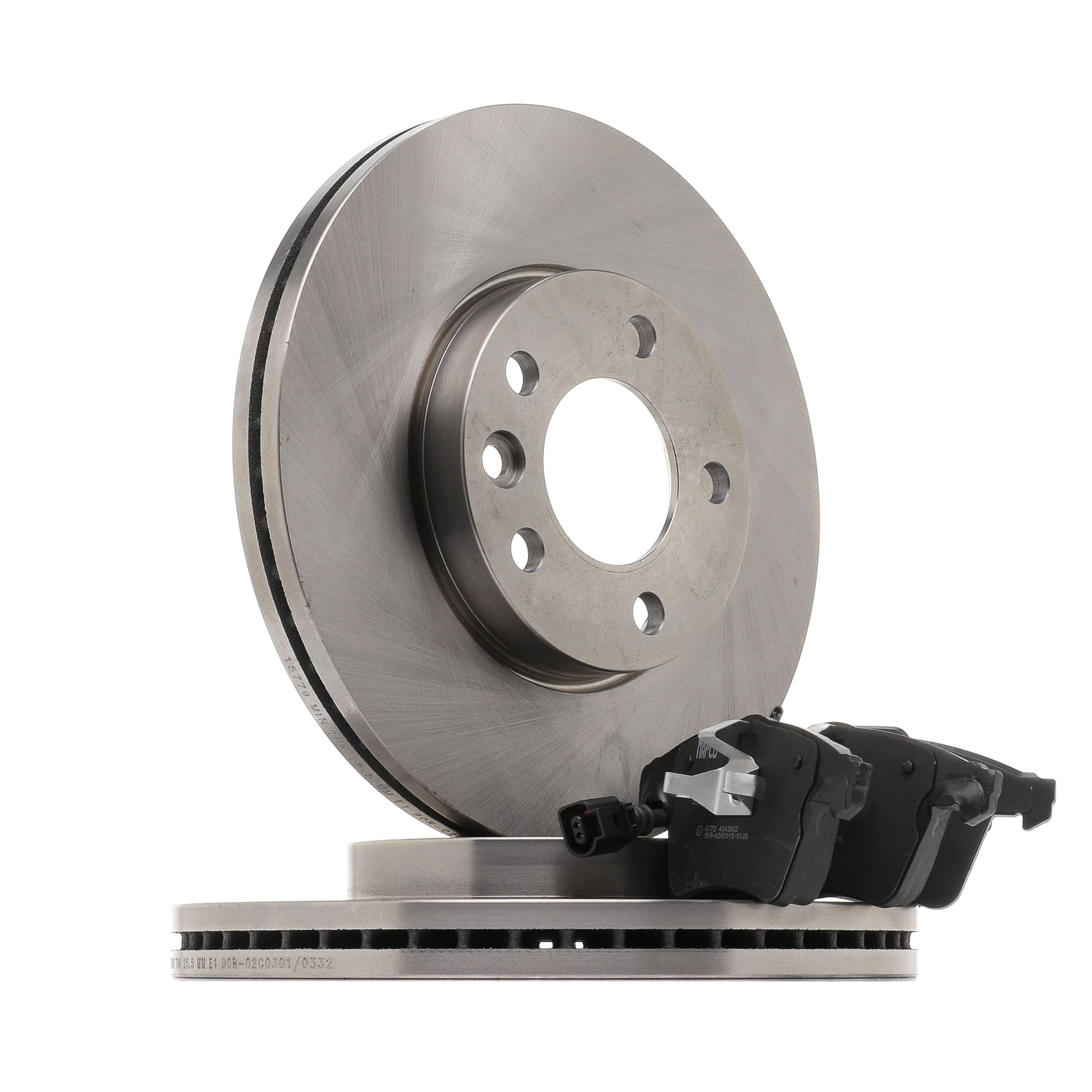 MAPCO 47779 remblokken en remschijven, set VOLKSWAGEN Citi Golf Hatchback prijs