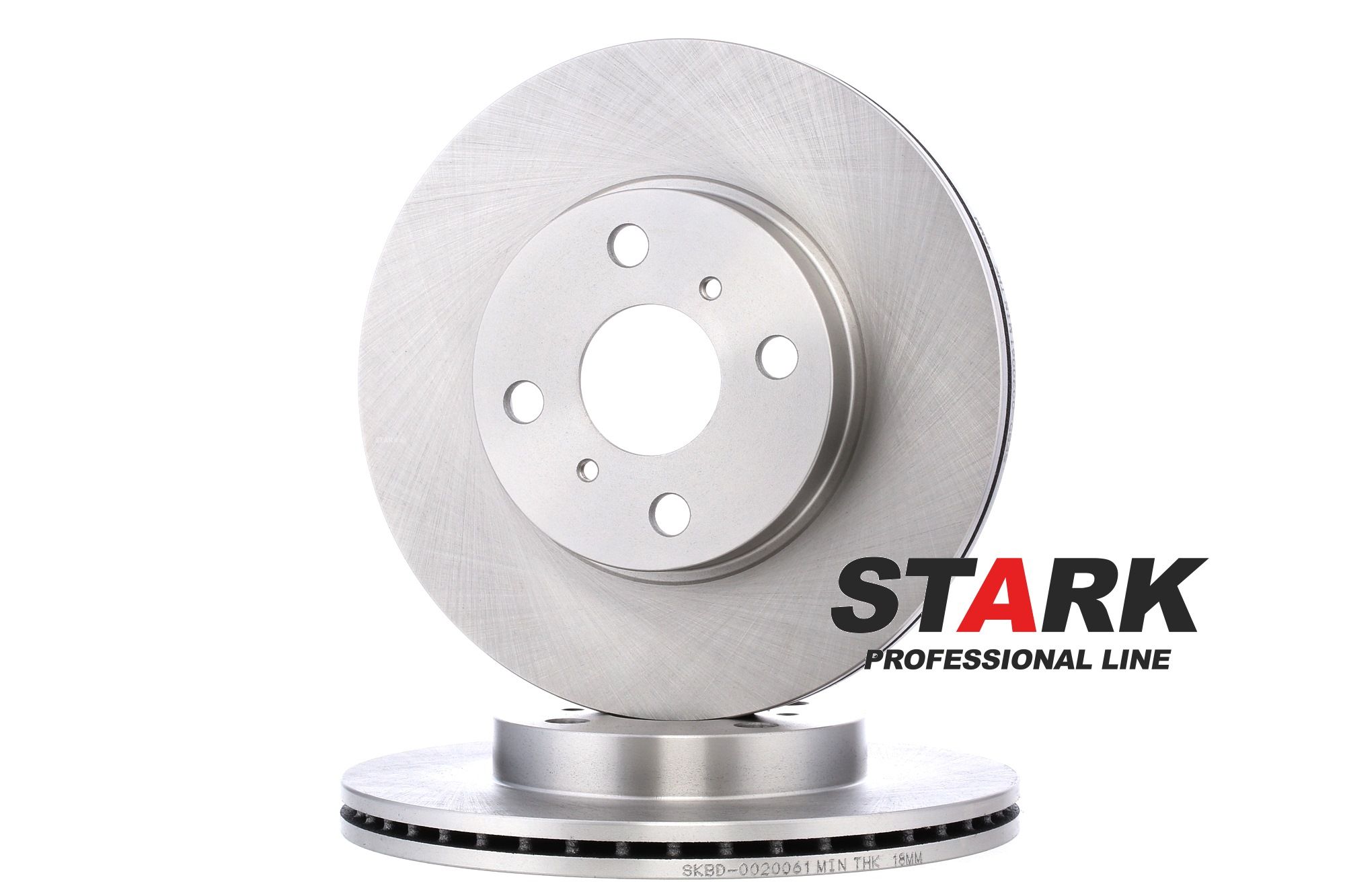 STARK SKBD-0020061 Brake disc Front Axle, 255x20mm, 04/06x100, internally vented