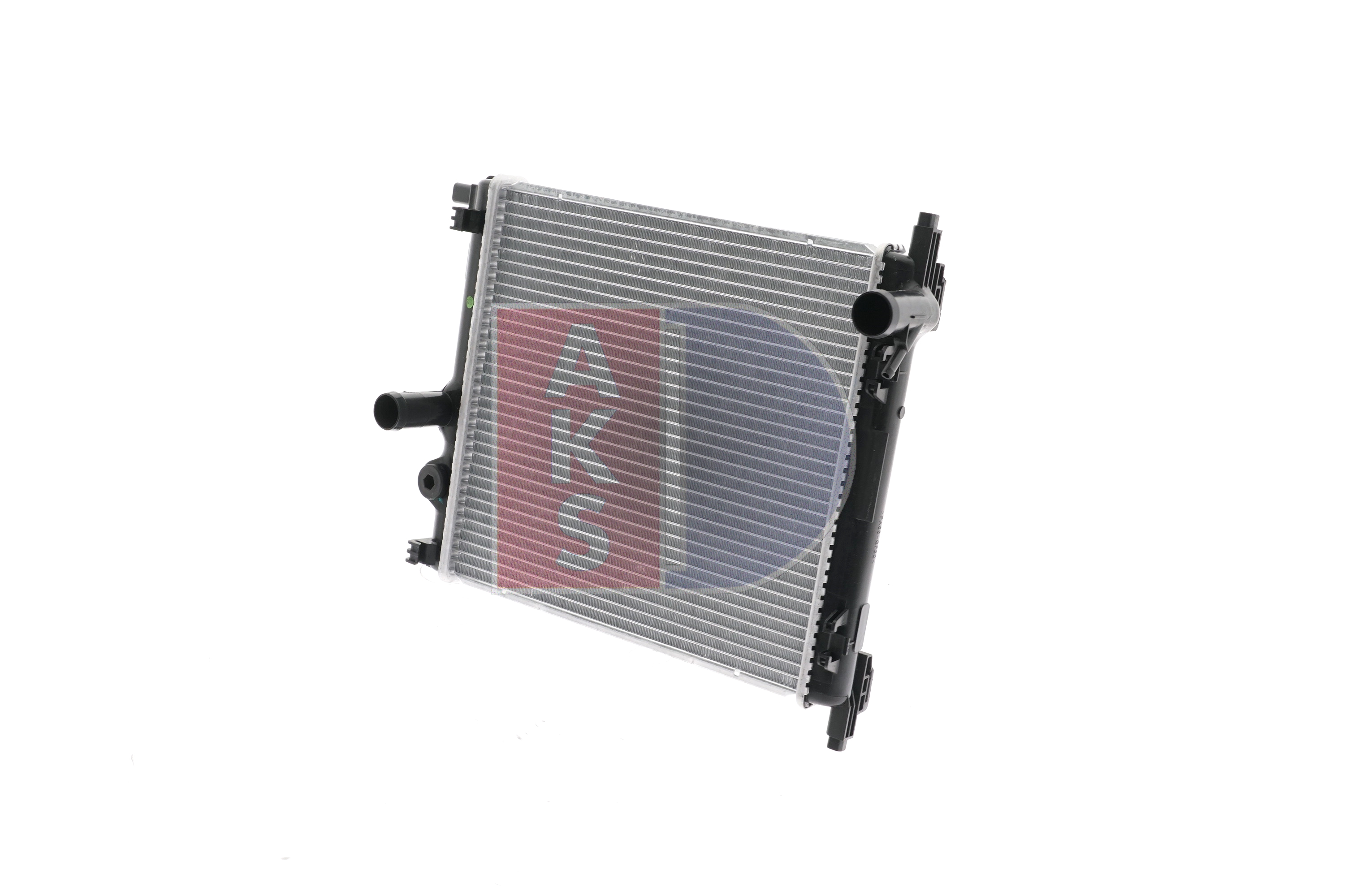 AKS DASIS 040050N Engine radiator Aluminium, for vehicles with/without air conditioning, 355 x 338 x 26 mm, Manual Transmission, Mechanically jointed cooling fins