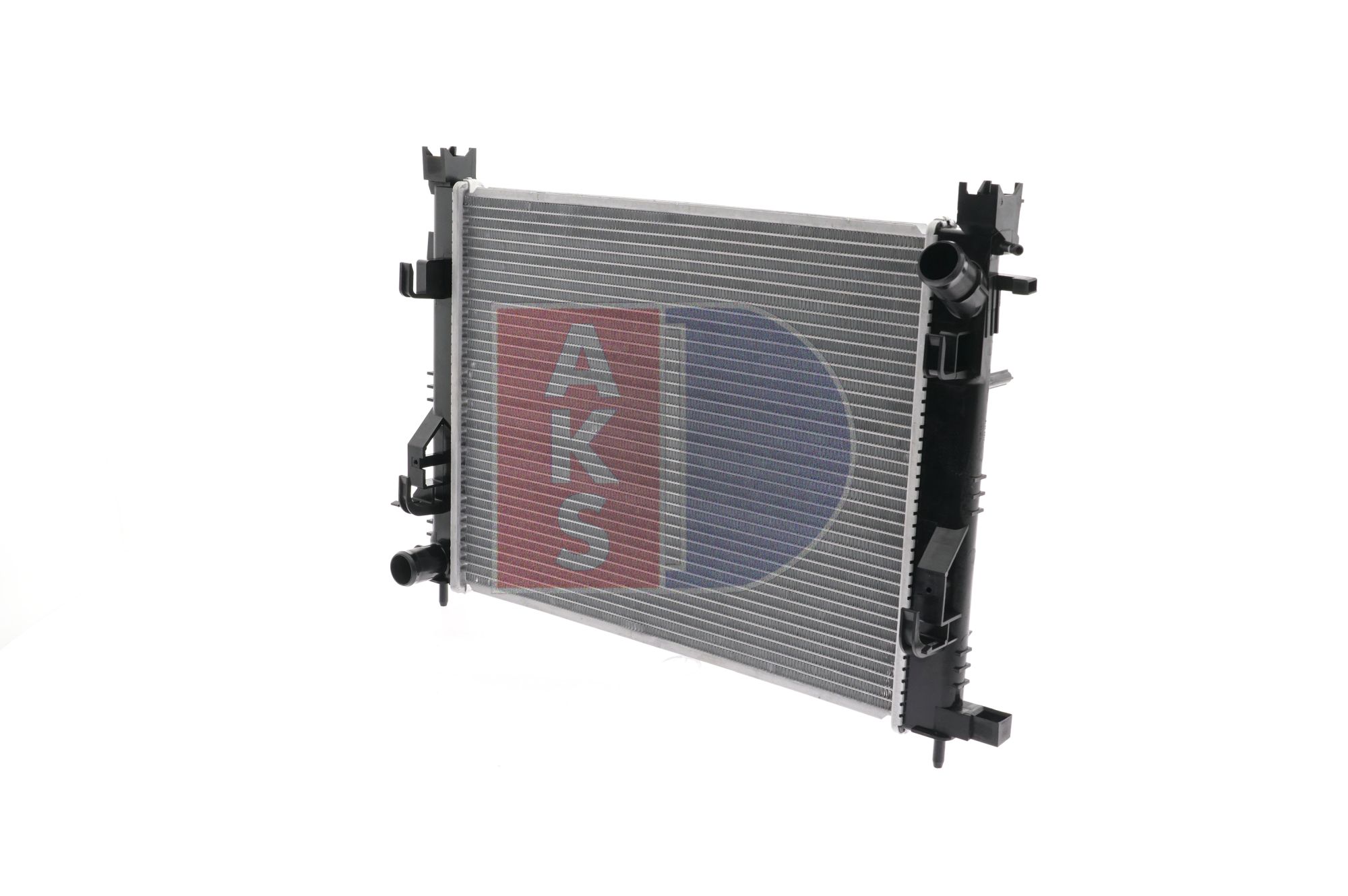 AKS DASIS 180093N Engine radiator 510 x 400 x 12 mm, Brazed cooling fins