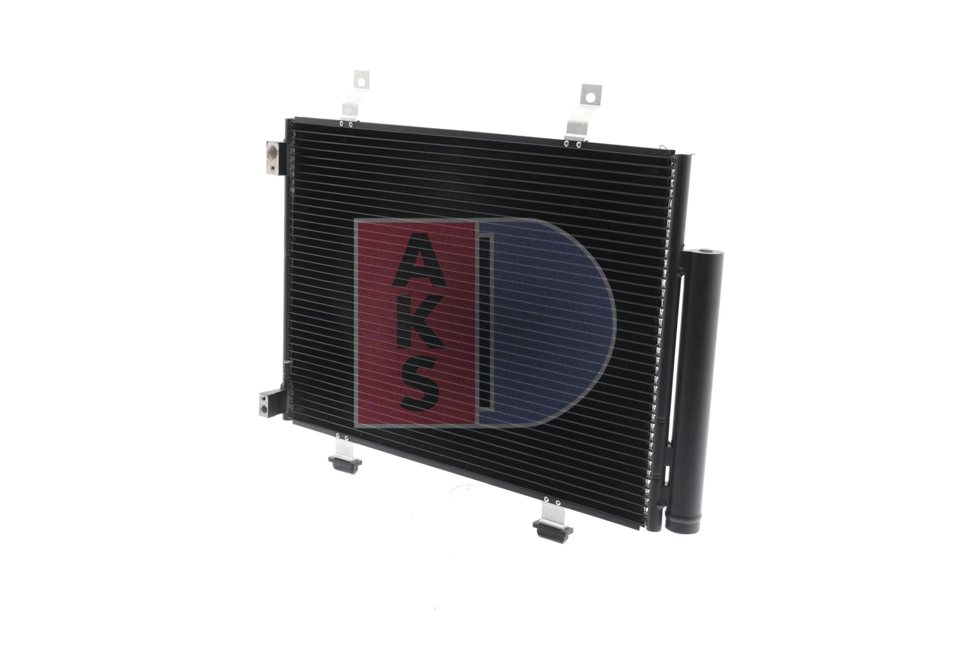 AKS DASIS 322028N Air conditioning condenser with dryer, 15,5mm, 10,2mm, Aluminium, 520mm