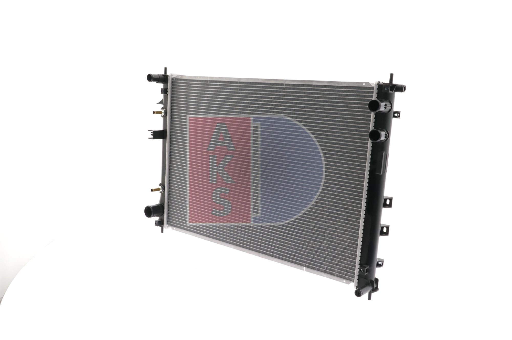 AKS DASIS 350043N Radiatore motore Alluminio, 672 x 473 x 27 mm, Alette di raffreddamento saldate