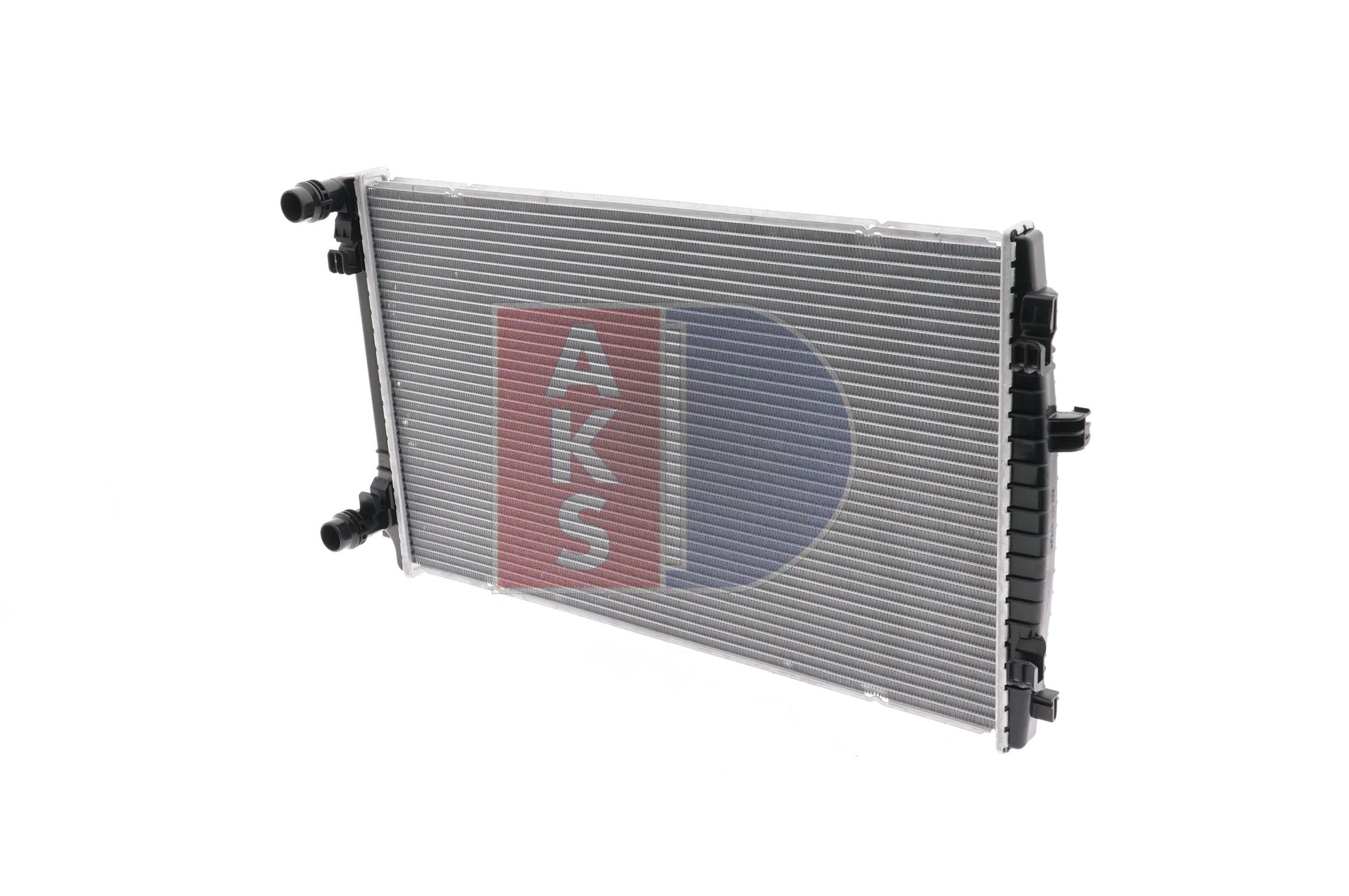 AKS DASIS 480081N Engine radiator 651 x 407 x 24 mm, Brazed cooling fins