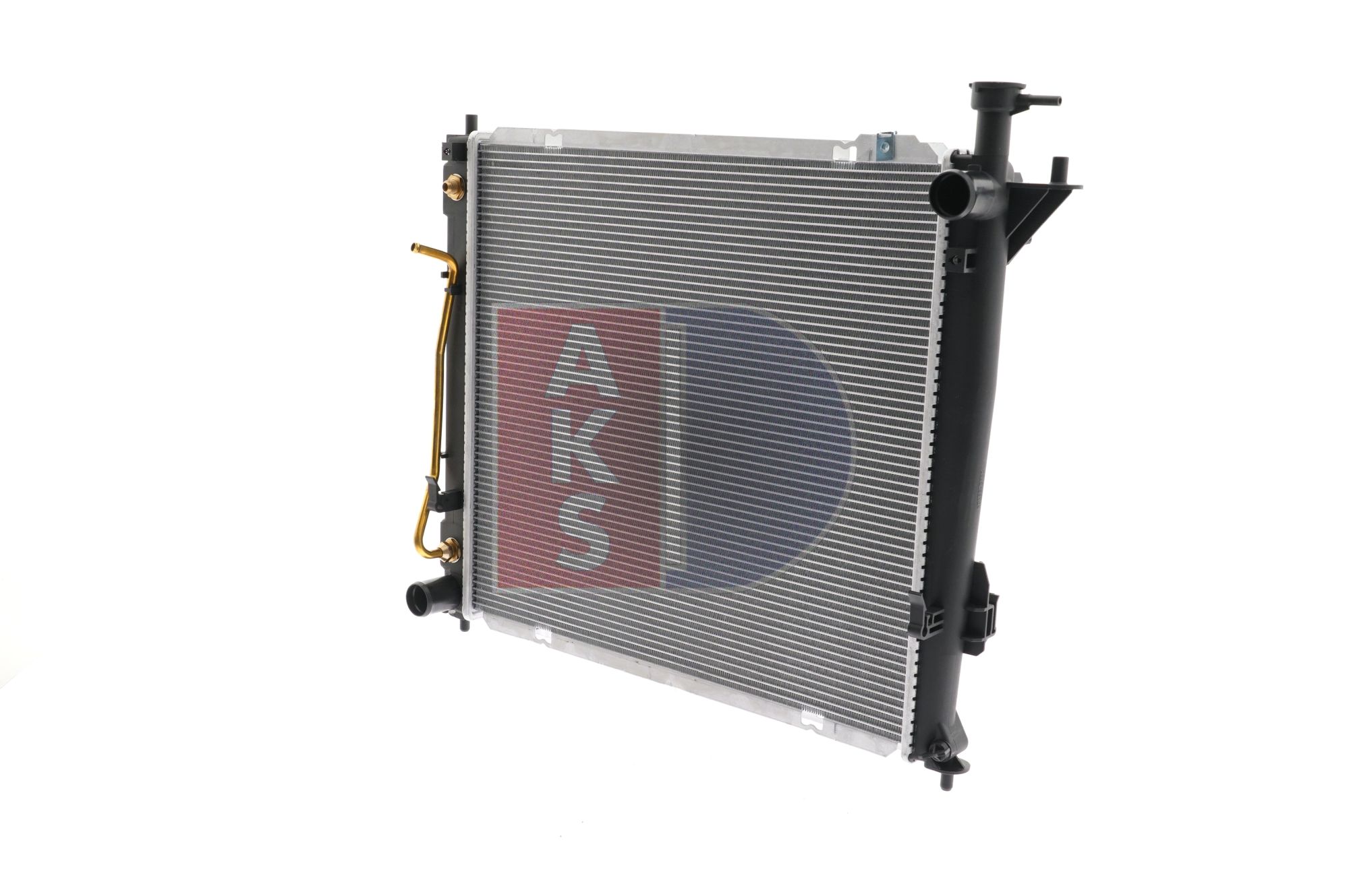 AKS DASIS 560091N Engine radiator Plastic, Aluminium, 510 x 477 x 18 mm, Brazed cooling fins
