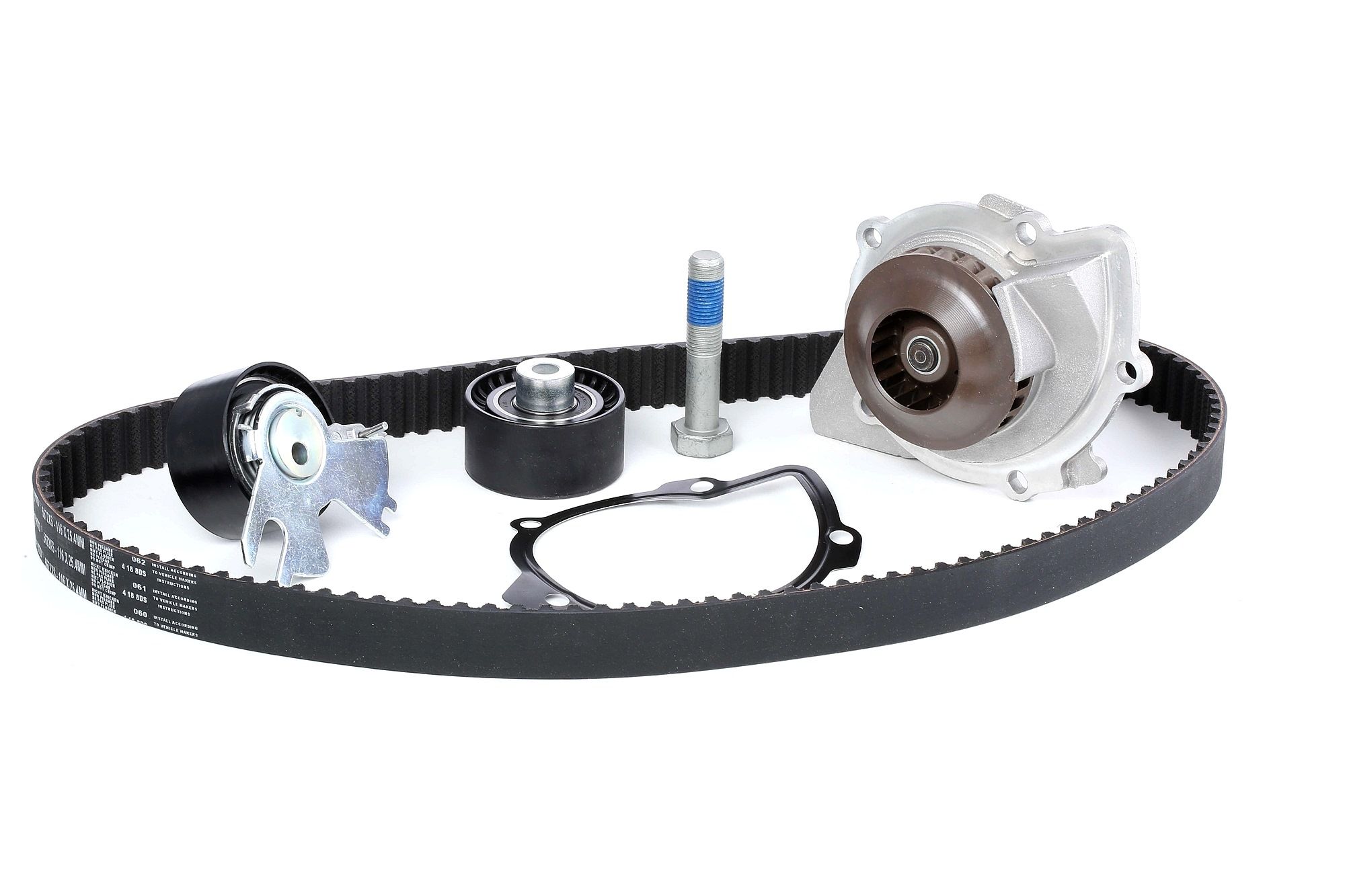Belts, chains, rollers parts - Water pump and timing belt kit GATES KP15672XS