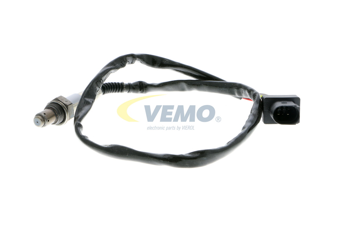 VEMO V10-76-0104 Lambda sensor Original VEMO Quality, before catalytic converter, M18 x 1,5, Regulating Probe, Thread pre-greased, D Shape