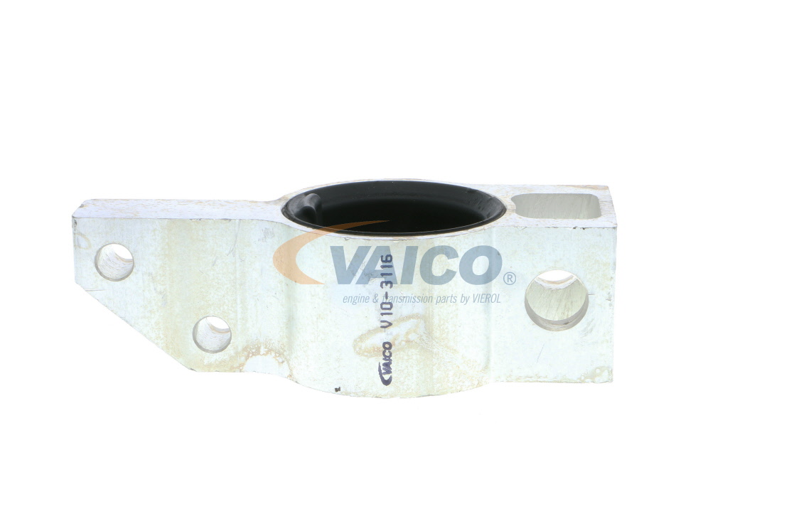 VAICO V10-3116 Control Arm- / Trailing Arm Bush with screw, Original VAICO Quality, Front Axle, Left, 65,4mm, Elastomer
