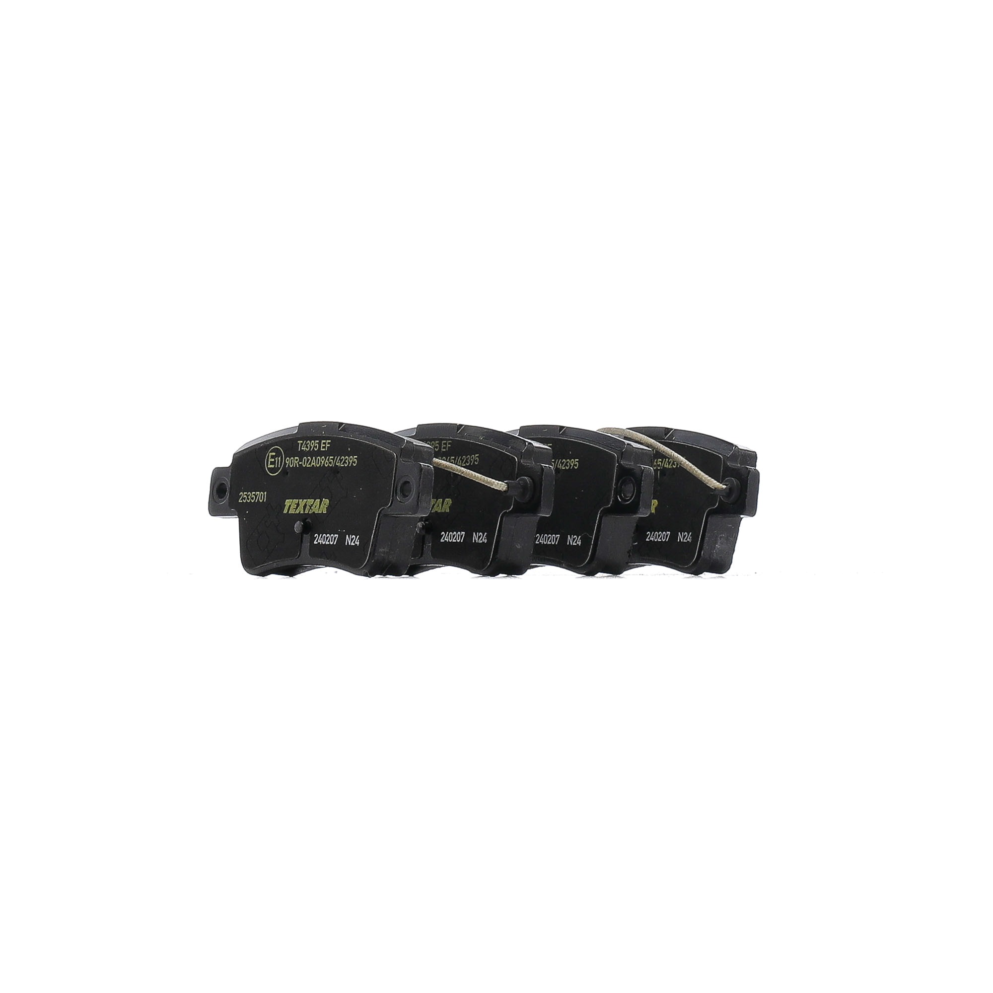 25357 TEXTAR avec contact du palpeur d'usure intégré Hauteur: 47,4mm, Largeur: 102mm, Épaisseur: 17,3mm Jeu de plaquettes de frein 2535701 acheter en ligne