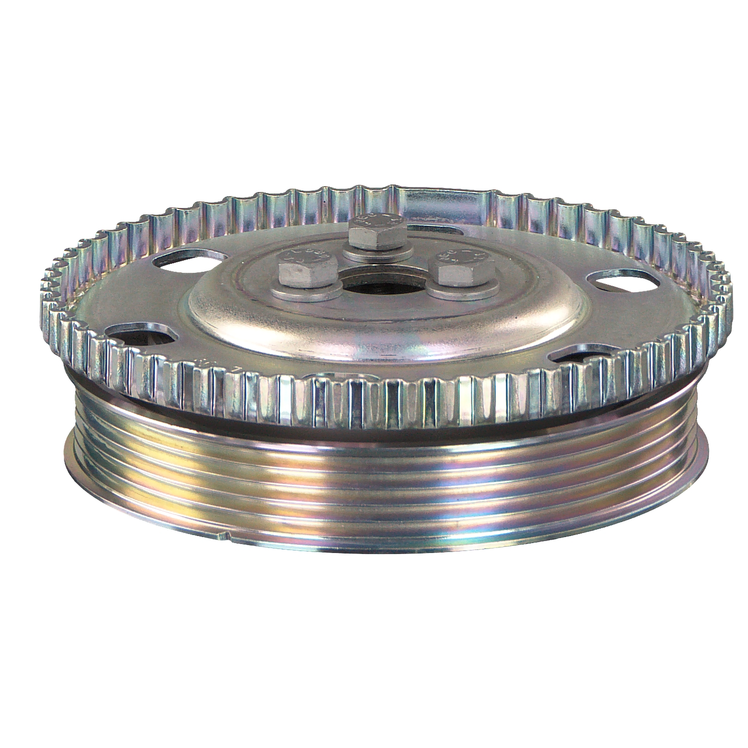 Pirkti 44819 FEBI BILSTEIN 5PK, Ø: 150mm, briaunų skaičius: 4, su impulsų jutikliu, su varžtais, Alkūniniam velenui Skriemulys, alkūninis velenas 44819 nebrangu