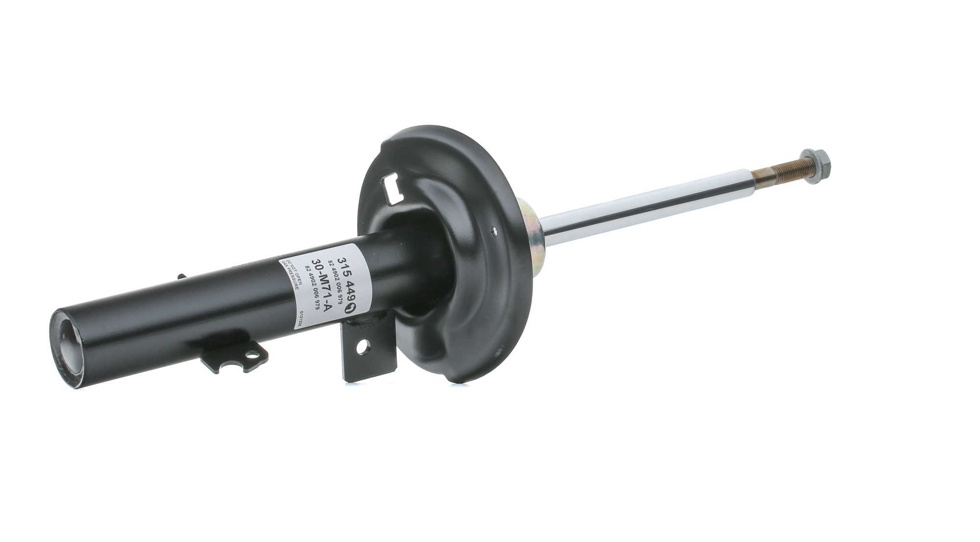 SACHS 315 449 Shock absorber Left, Gas Pressure, Twin-Tube, Suspension Strut, Top pin