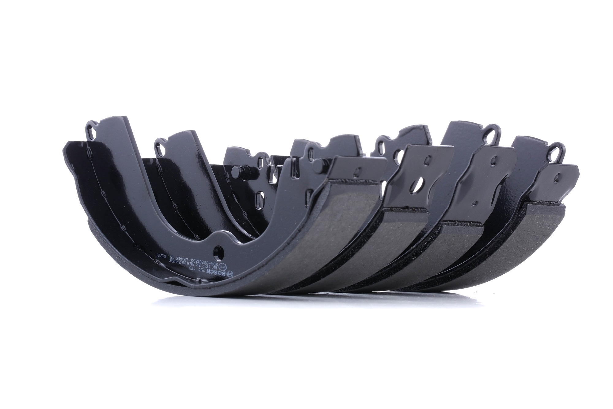 Image of BOSCH Brake Shoes NISSAN 0 986 487 928 BS7928,D4060JX00A,D4060JX02B Brake Shoe Set,Brake Lining
