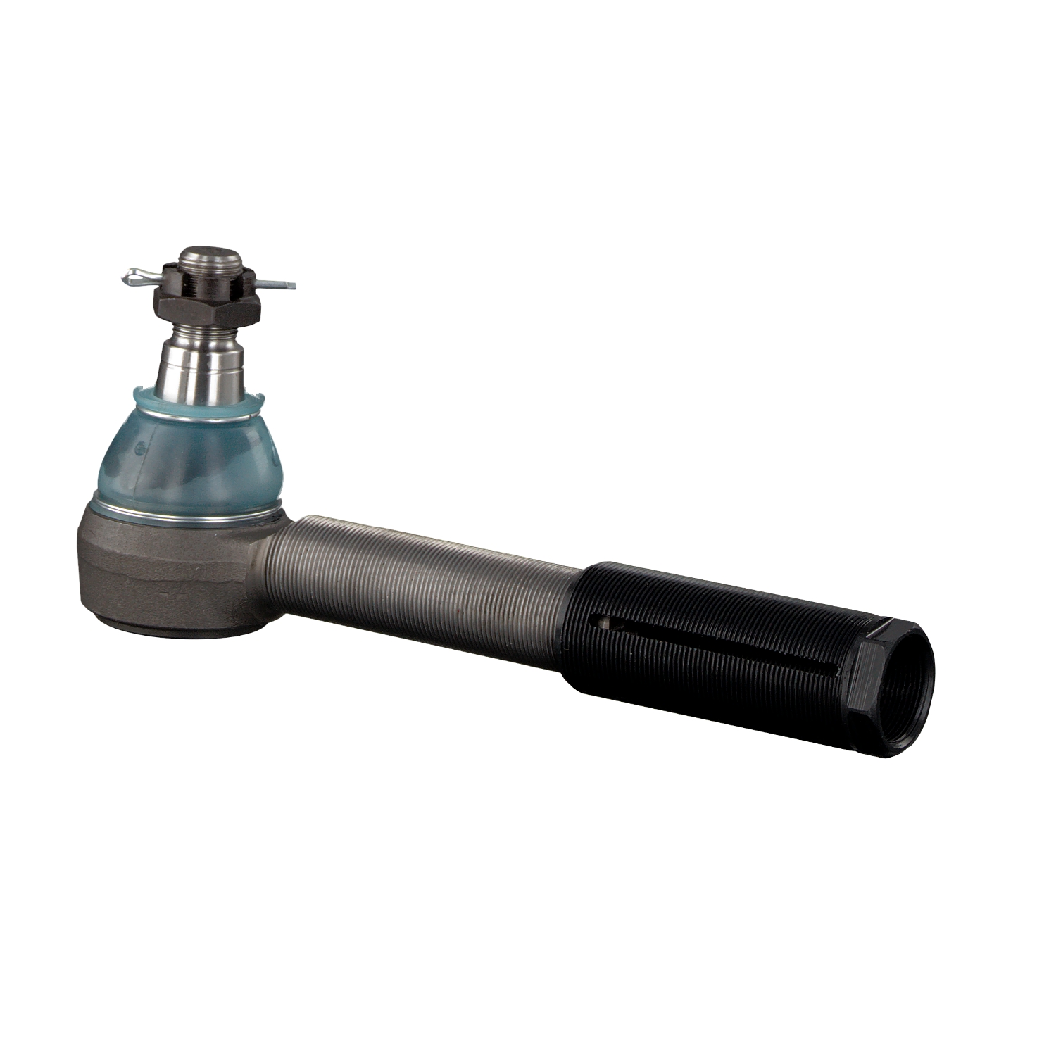 FEBI BILSTEIN Cone Size 28,9 mm, Front Axle Right, with crown nut and split pin, with sleeve, with threaded sleeve Cone Size: 28,9mm, Thread Type: with right-hand thread Track rod end 44524 buy