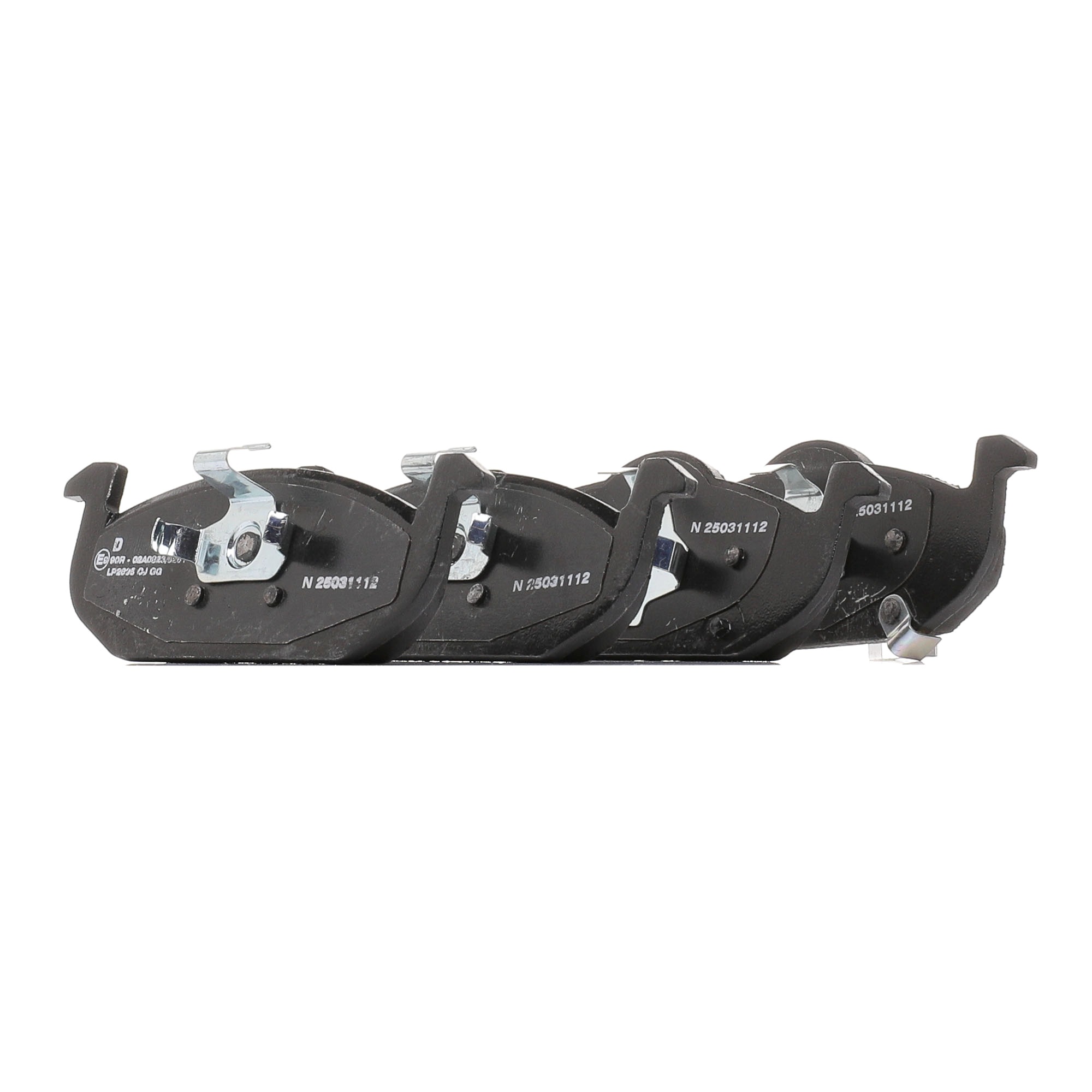 LP2695 DELPHI Met akoestische slijtagewaarschuwing Hoogte 1: 54,2mm, Hoogte 2: 49,8mm, Breedte 1: 150,1mm, Breedte 2 [mm]: 150mm, Dikte 1: 15,5mm, Dikte 2: 15,5mm Remblokken LP2695