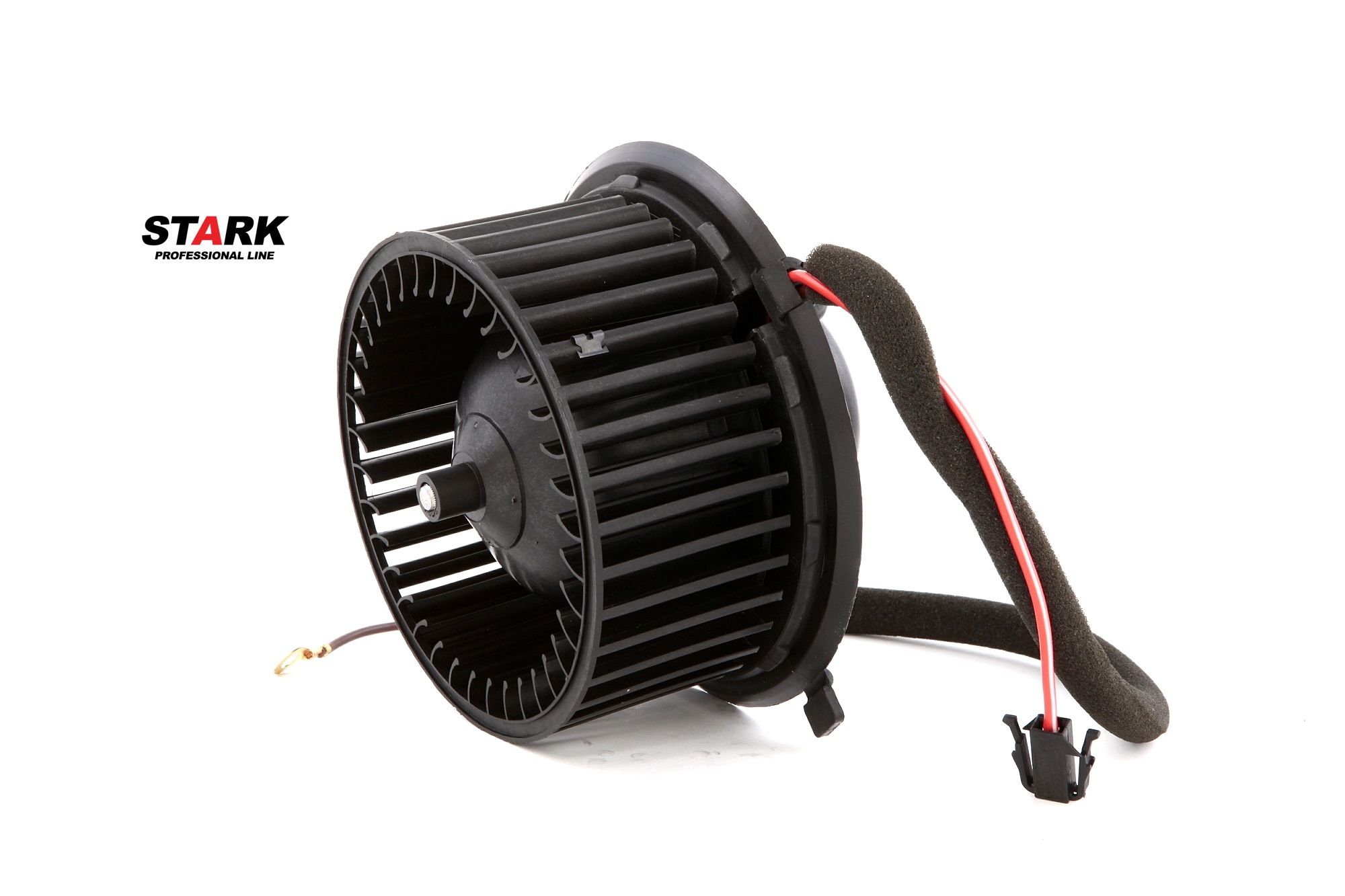 SKIB-0310008 STARK Heater blower motor SEAT for left-hand drive vehicles, without integrated regulator, with cable