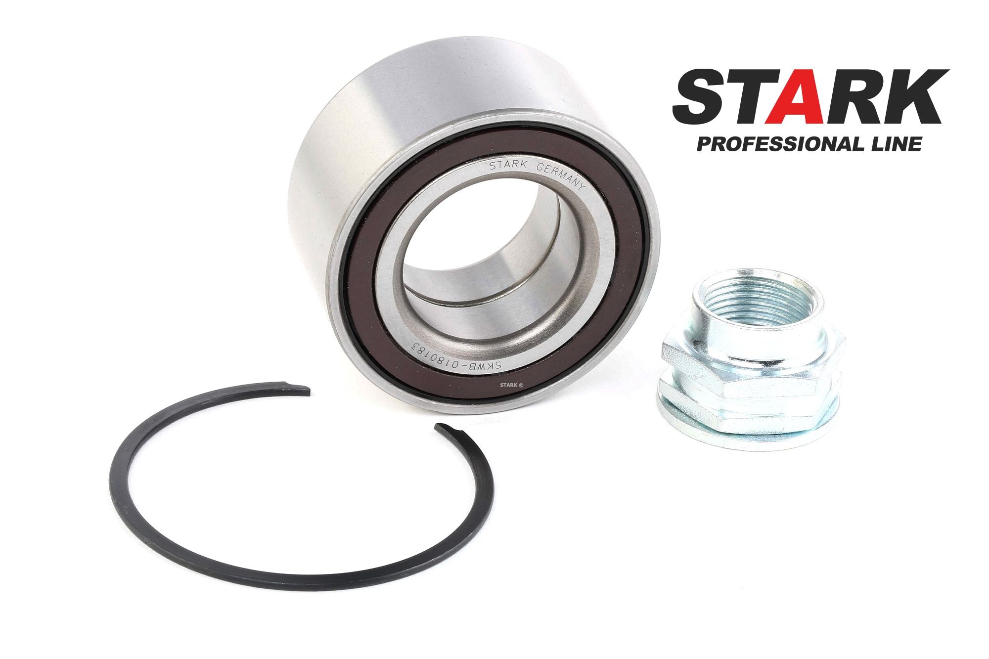 STARK SKWB-0180183 Wheel bearing kit Front axle both sides, Rear Axle, with integrated ABS sensor, 66 mm