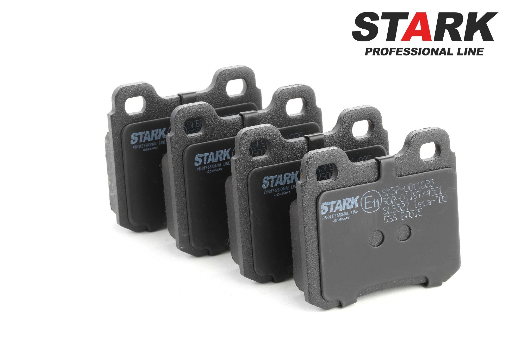 STARK Rear Axle, not prepared for wear indicator Height: 57,5mm, Thickness: 15,5mm Brake pads SKBP-0011025 buy