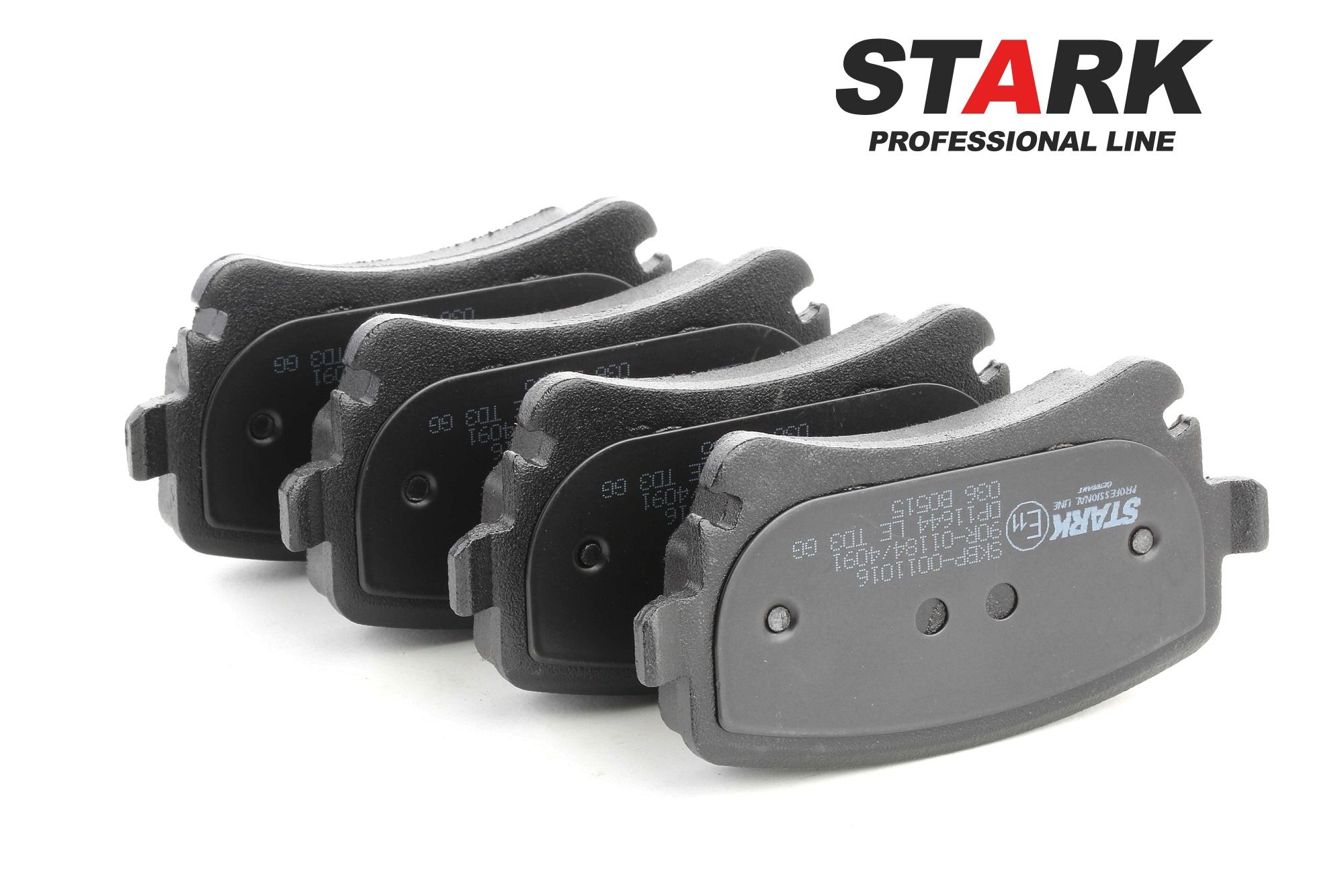 SKBP-0011016 STARK Hinterachse, für Verschleißwarnanzeiger vorbereitet, Foto entspricht Lieferumfang Höhe: 59mm, Breite: 116mm, Dicke/Stärke: 18mm Bremsbelagsatz SKBP-0011016 günstig kaufen