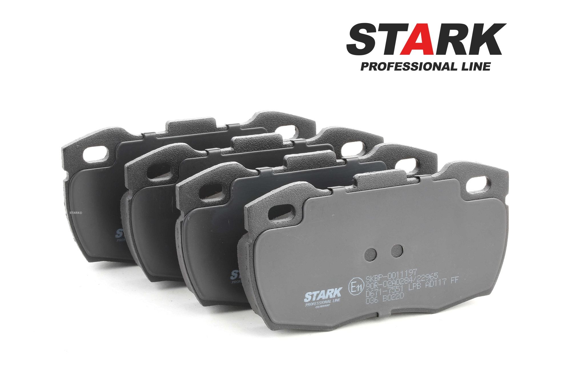 STARK SKBP-0011197 Brake pad set Front Axle, excl. wear warning contact