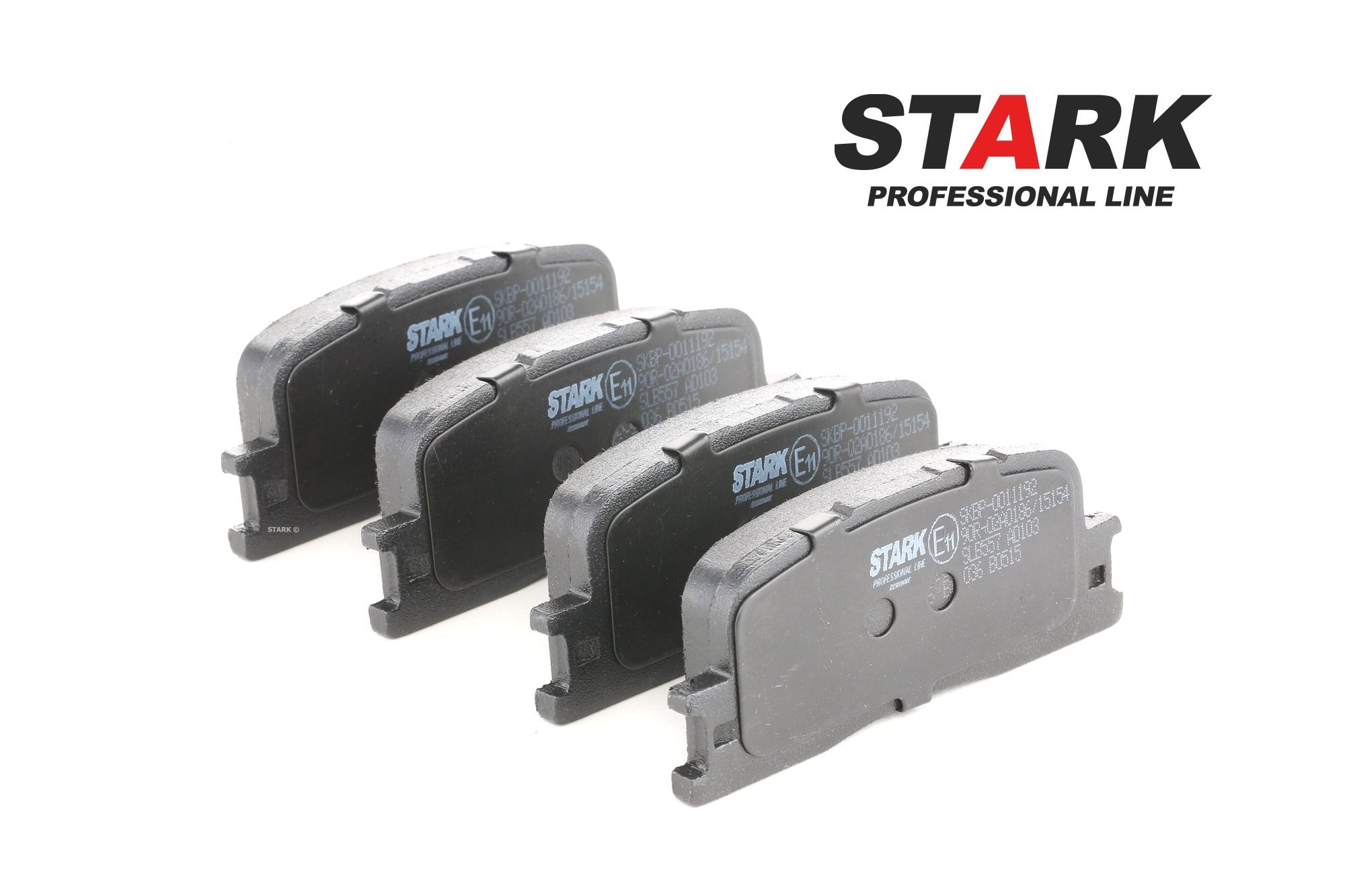 STARK Rear Axle, excl. wear warning contact Height: 37,6mm, Width: 92,7mm, Thickness: 15,8mm Brake pads SKBP-0011192 buy