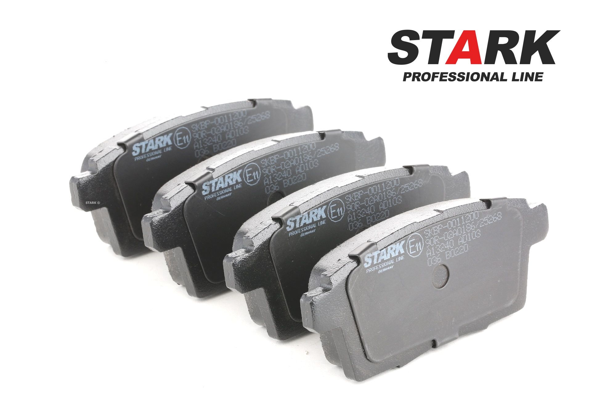 STARK Rear Axle, not prepared for wear indicator Height: 45,9mm, Width: 110,4mm, Thickness: 17,9mm Brake pads SKBP-0011200 buy