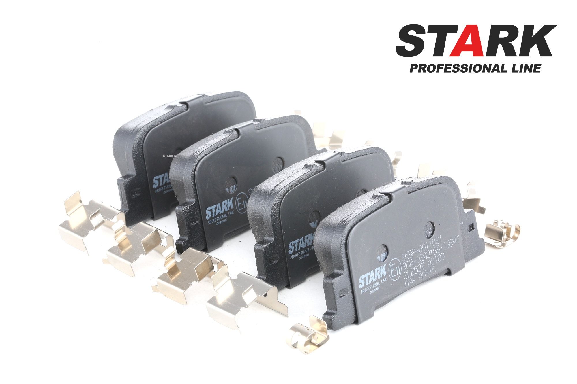 STARK Rear Axle, excl. wear warning contact Height: 38,5mm, Width: 82,6mm, Thickness: 15mm Brake pads SKBP-0011081 buy