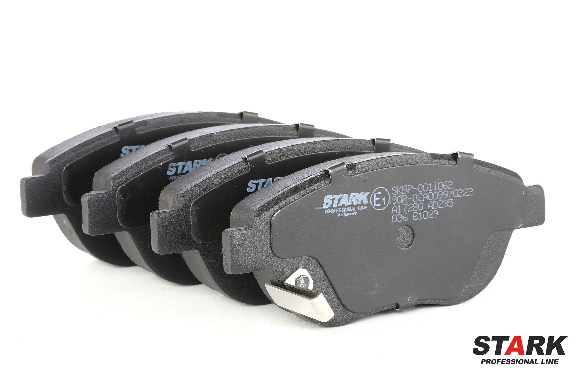 STARK SKBP-0011062 Kit pastiglie freni con segnalatore acustico usura