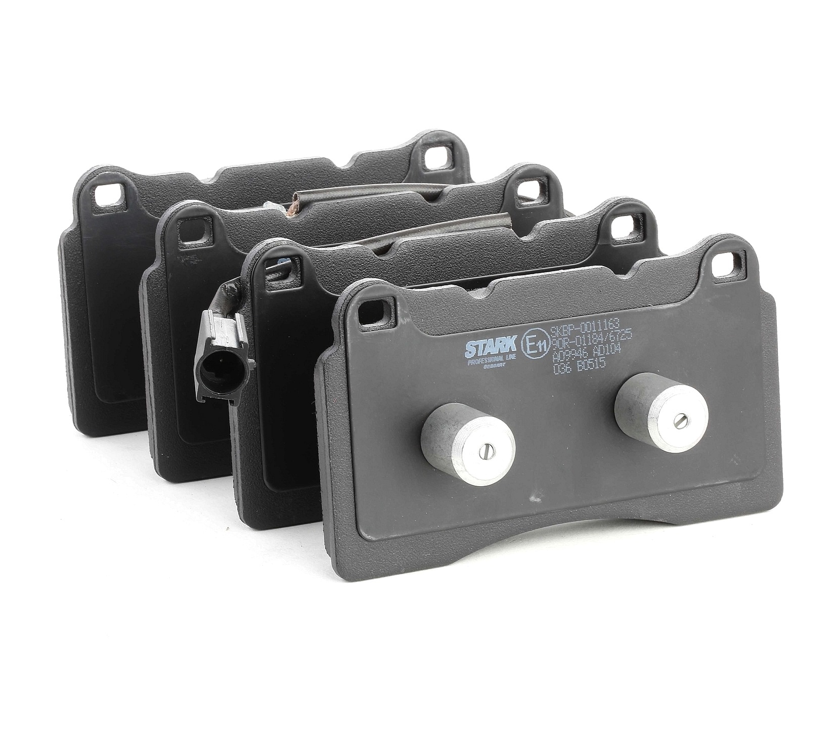 STARK Eje delantero, con contacto avisador de desgaste Altura: 77,3mm, Espesor: 16mm Pastillas de freno SKBP-0011163 comprar online