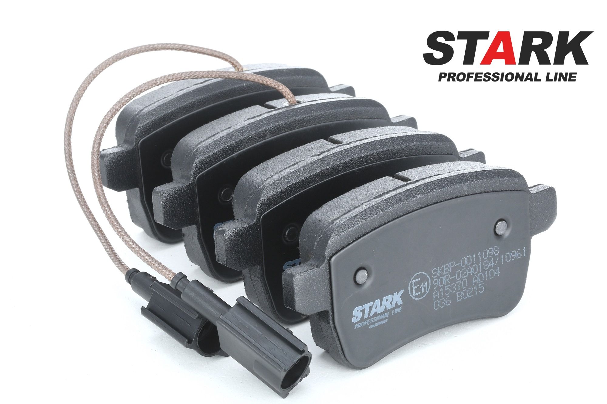 STARK SKBP-0011098 Brake pad set Rear Axle, with integrated wear sensor