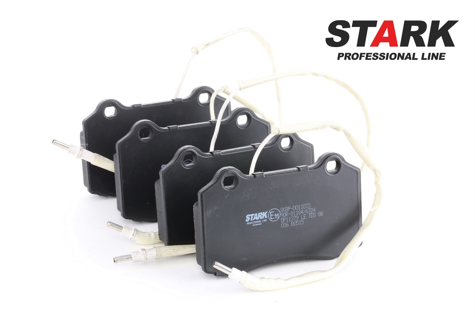 STARK Front Axle, incl. wear warning contact Height: 69,3mm, Thickness: 17,8mm Brake pads SKBP-0011073 buy