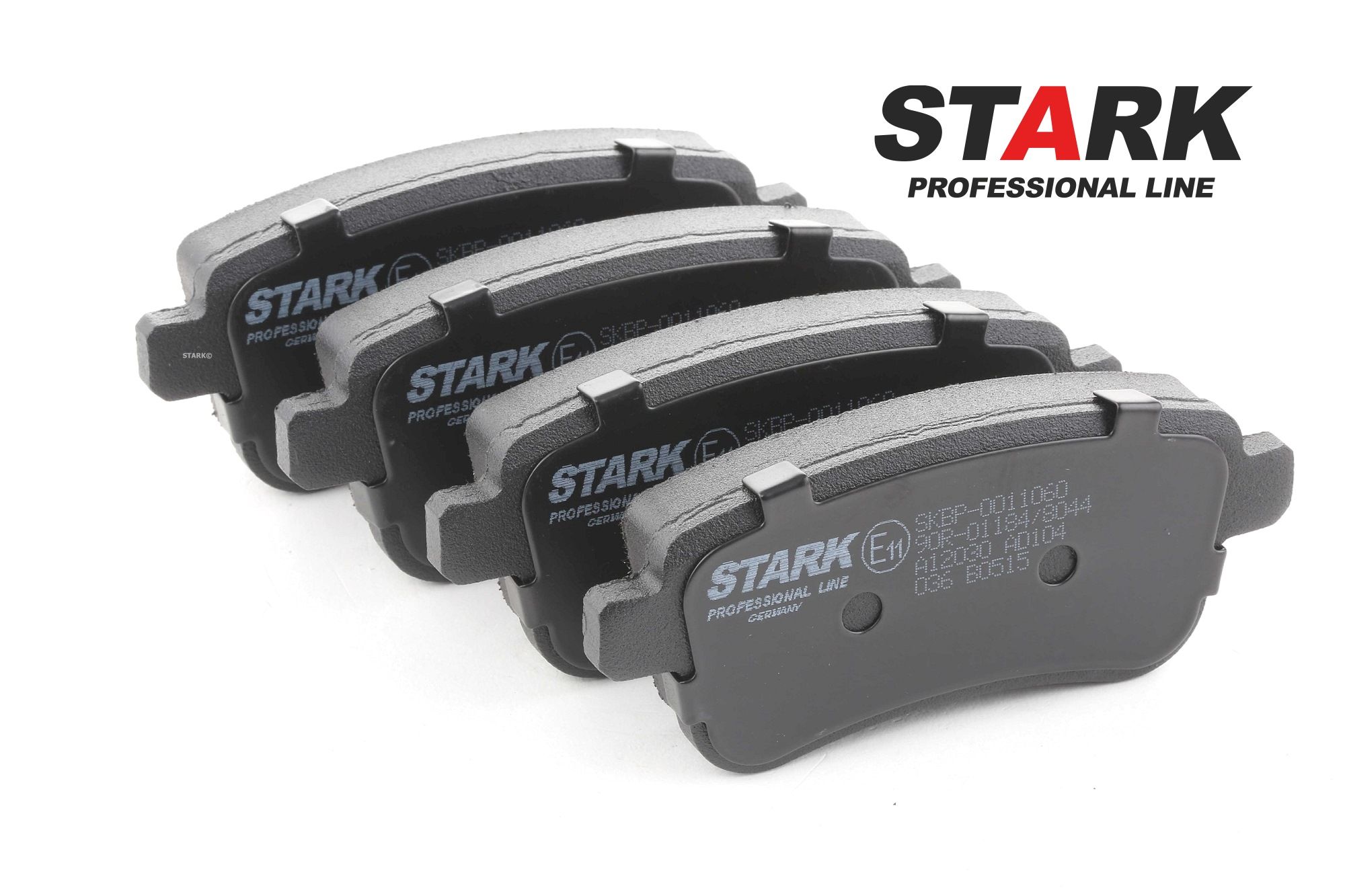SKBP-0011060 STARK Hinterachse, nicht für Verschleißwarnanzeiger vorbereitet Höhe: 45,8mm, Dicke/Stärke: 16mm Bremsbelagsatz SKBP-0011060 günstig kaufen