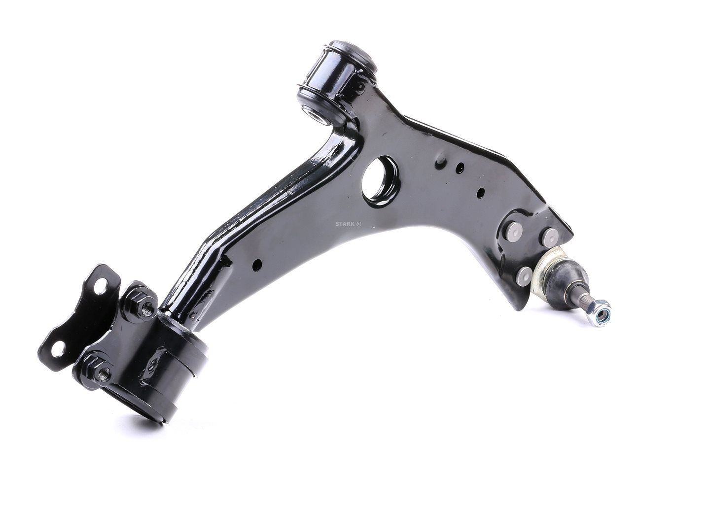 STARK SKCA-0050130 Suspension arm with ball joint, with rubber mount, Steel, Cone Size: 15 mm