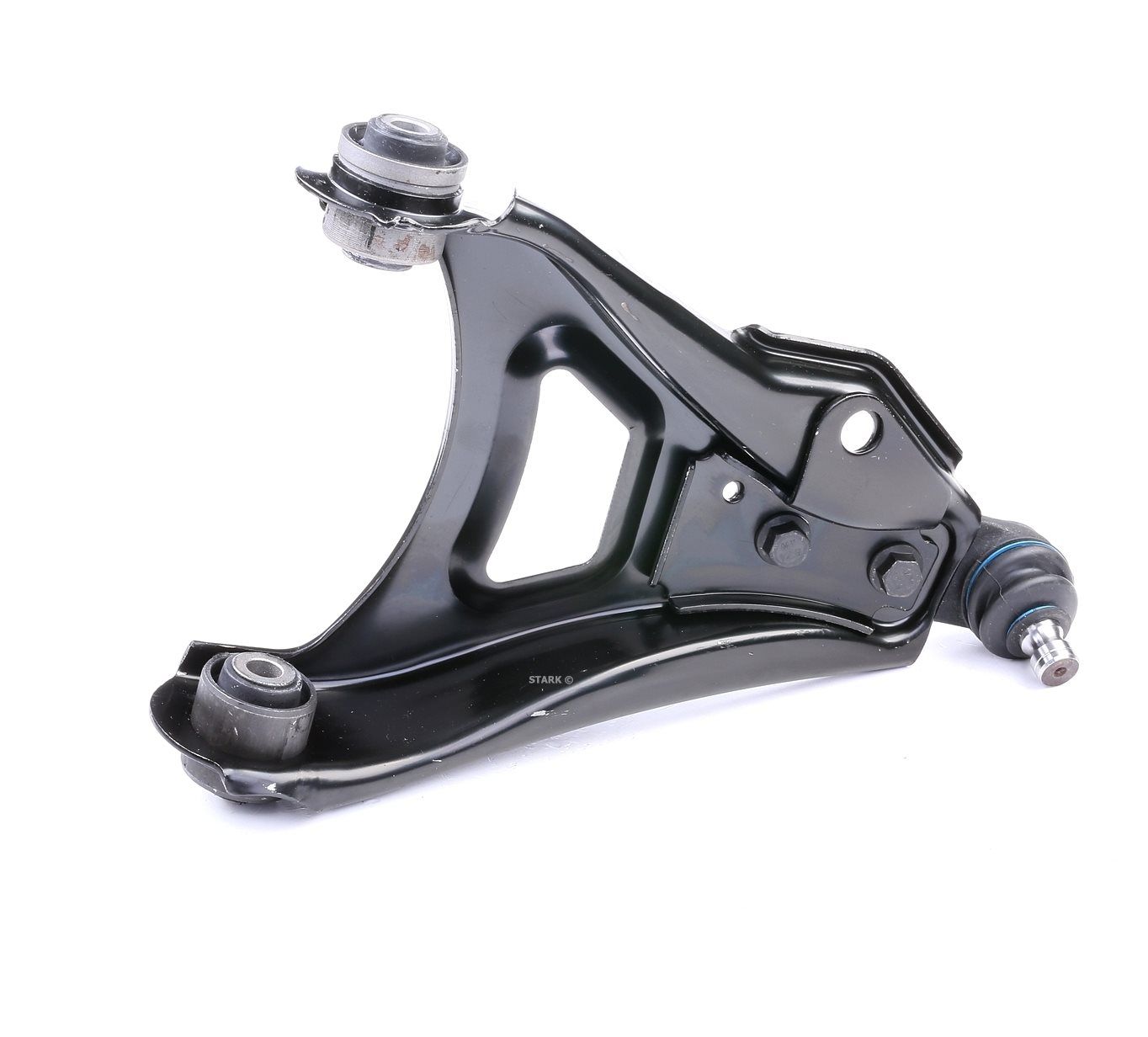 STARK with rubber mount, with ball joint, Front Axle, Lower, Left, Control Arm, Sheet Steel, Cone Size: 16 mm Cone Size: 16mm Control arm SKCA-0050198 buy