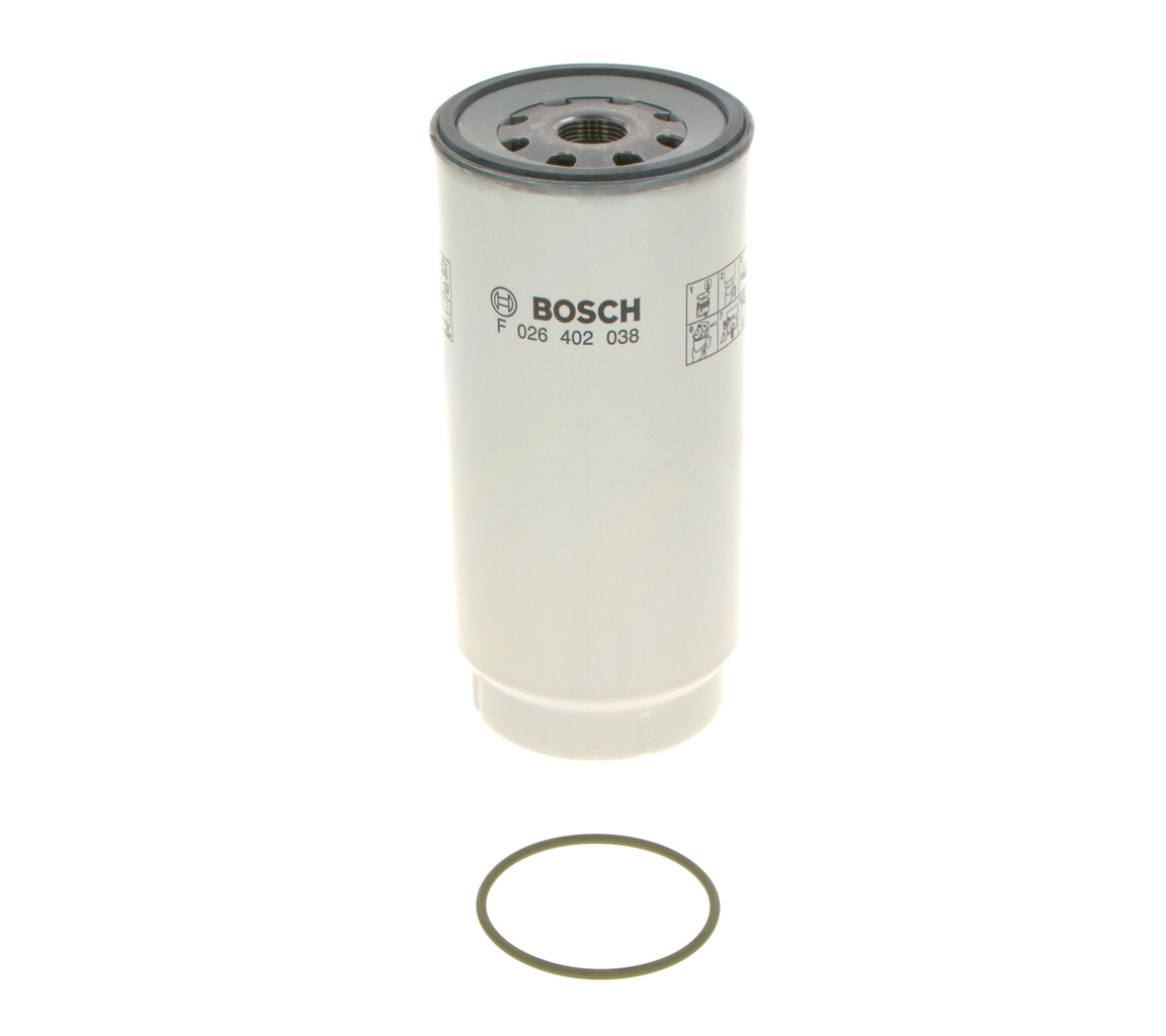 BOSCH F 026 402 038 Fuel filter Spin-on Filter, Pre-Filter