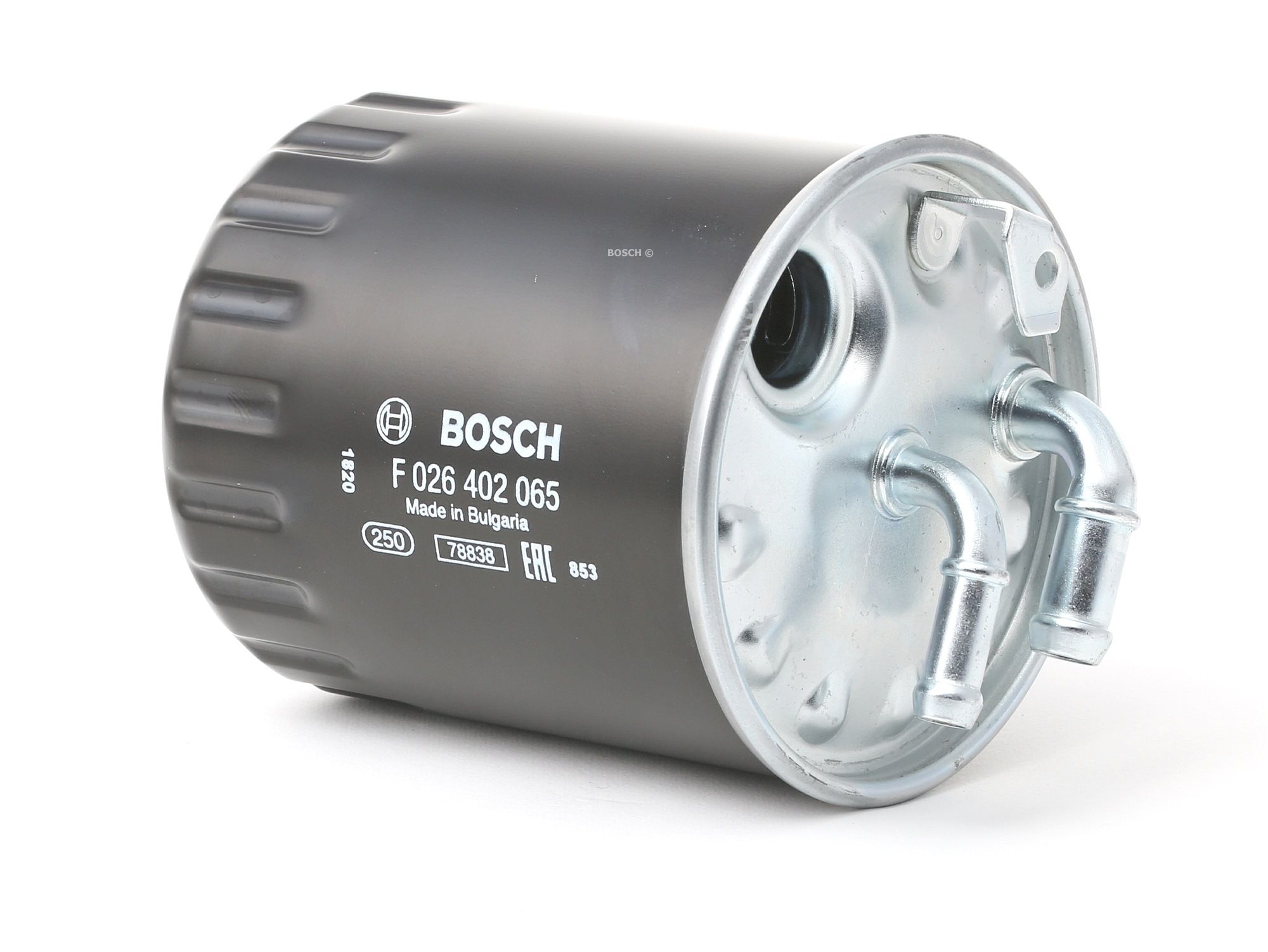 BOSCH F 026 402 065 Palivový filtr Filtr zabudovaný do potrubí Mercedes v originální kvalitě