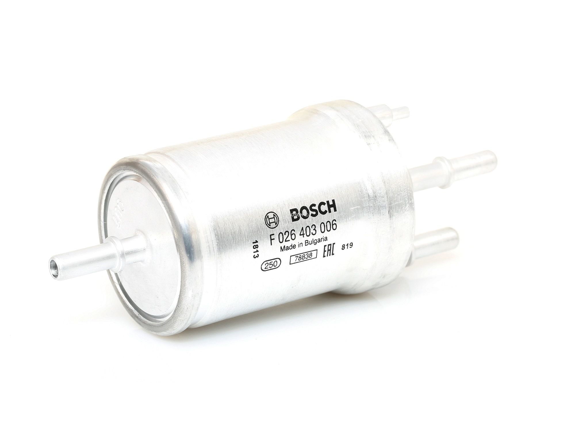 BOSCH F 026 403 006 Palivový filtr Filtr zabudovaný do potrubí, 8mm, 8mm Volkswagen GOLF 2014 v originální kvalitě